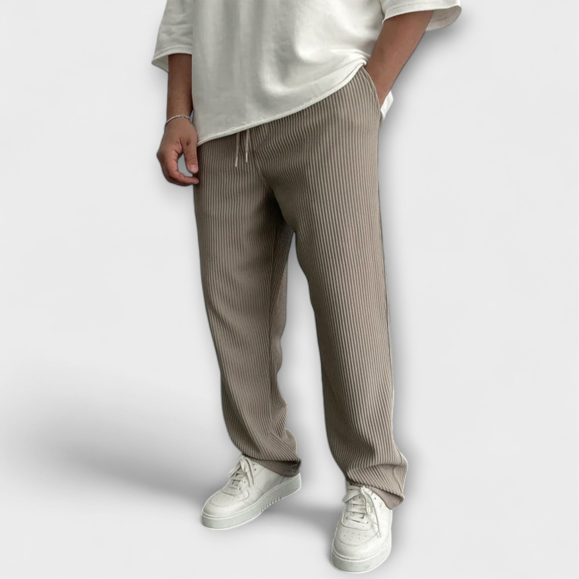 Pantalons Tricot Détendus