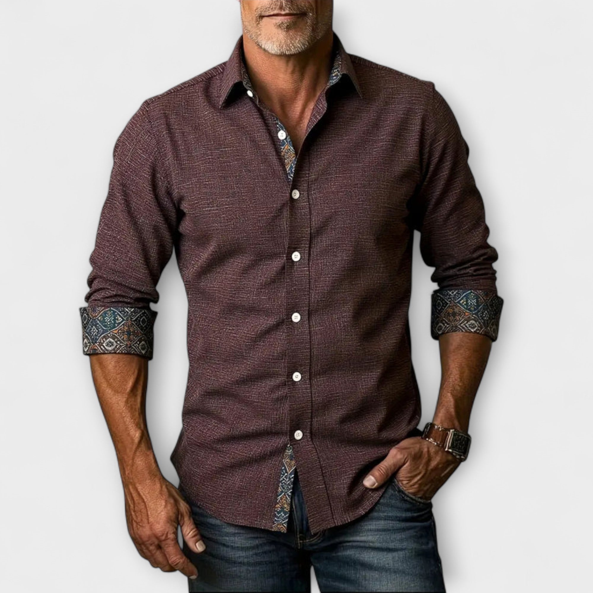 Chemise Élégante à Manches Longues
