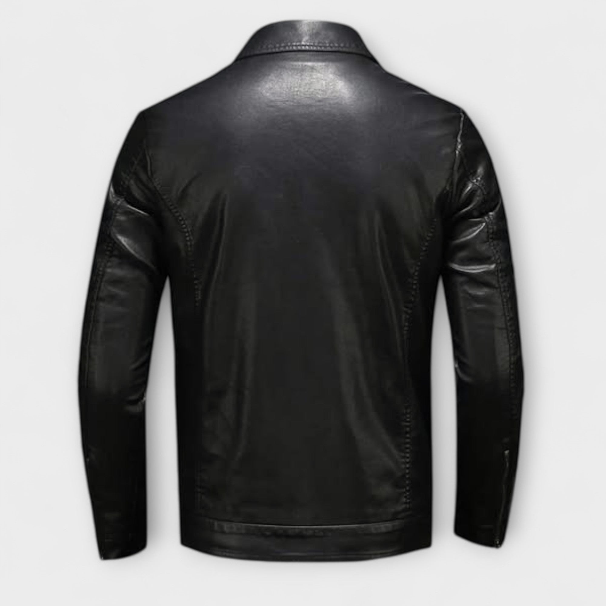 Veste en cuir artisanale
