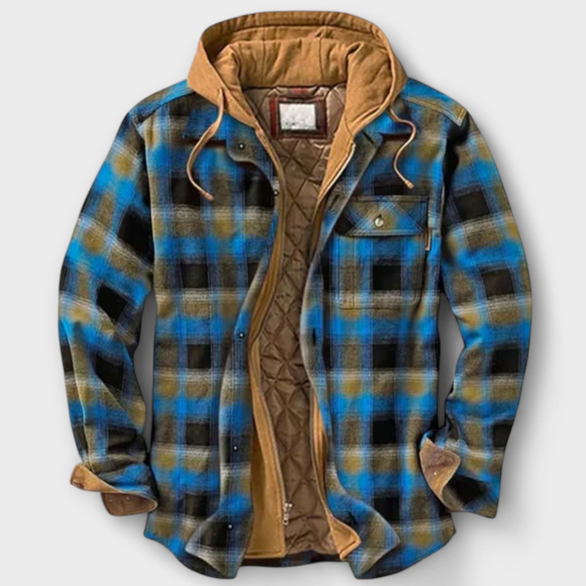 Veste à Motifs Carreaux