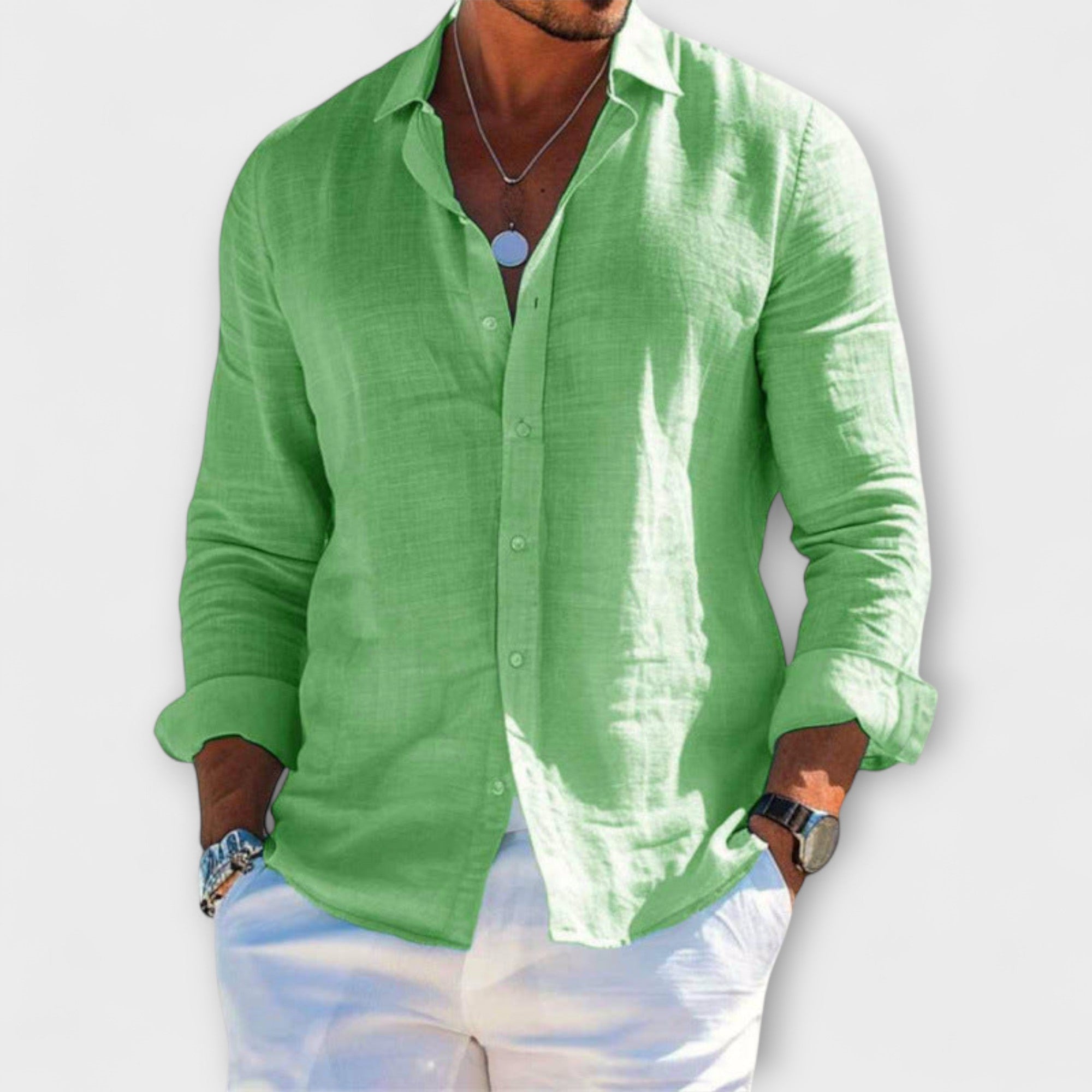 Chemise Élégante à Manches Longues