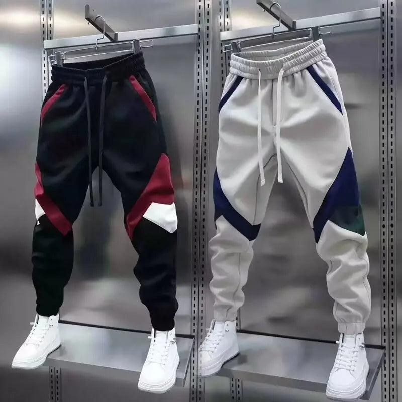 Pantalons Confortables avec Panneau Élégant