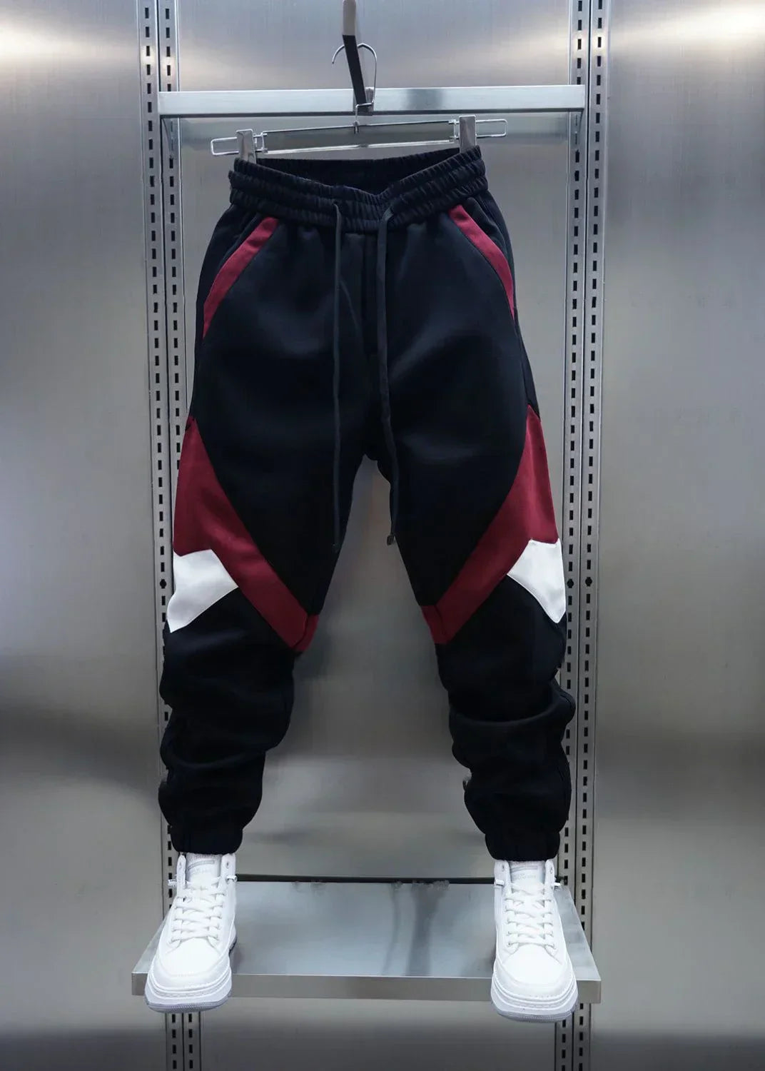 Pantalons Confortables avec Panneau Élégant