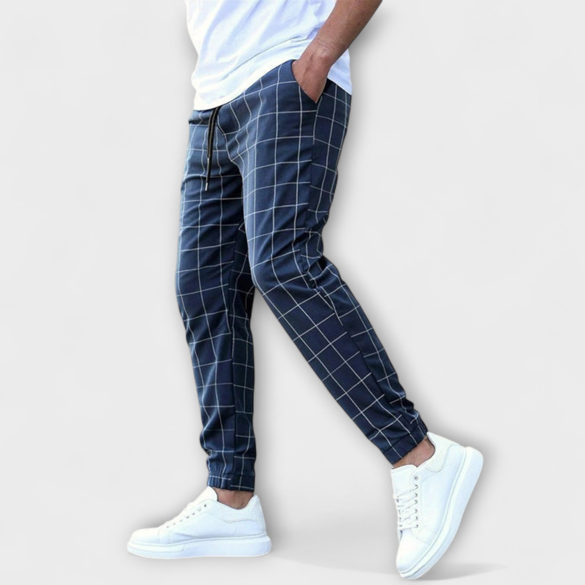 Pantalons Jogging à Carreaux