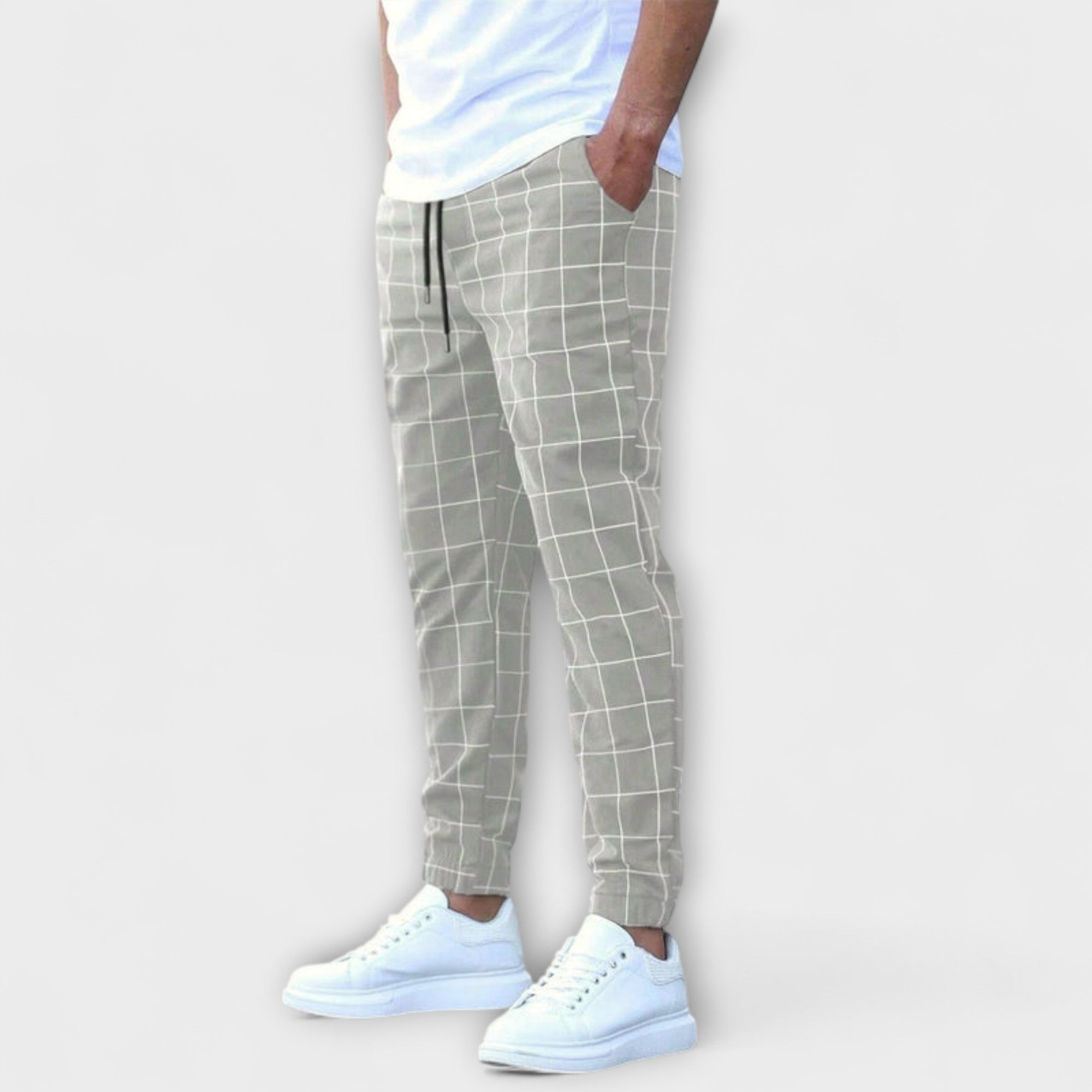 Pantalons Jogging à Carreaux