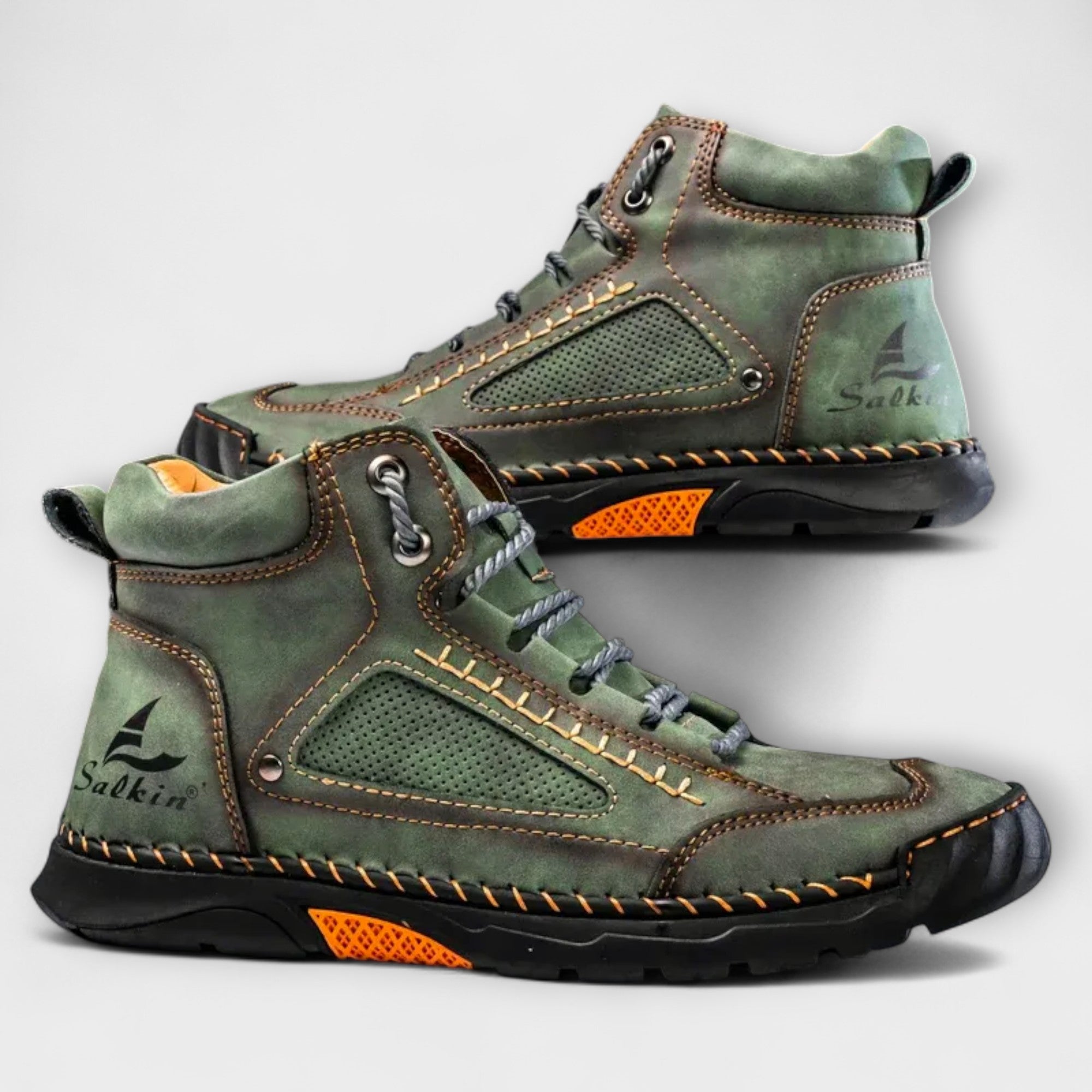 Chaussures montantes en cuir