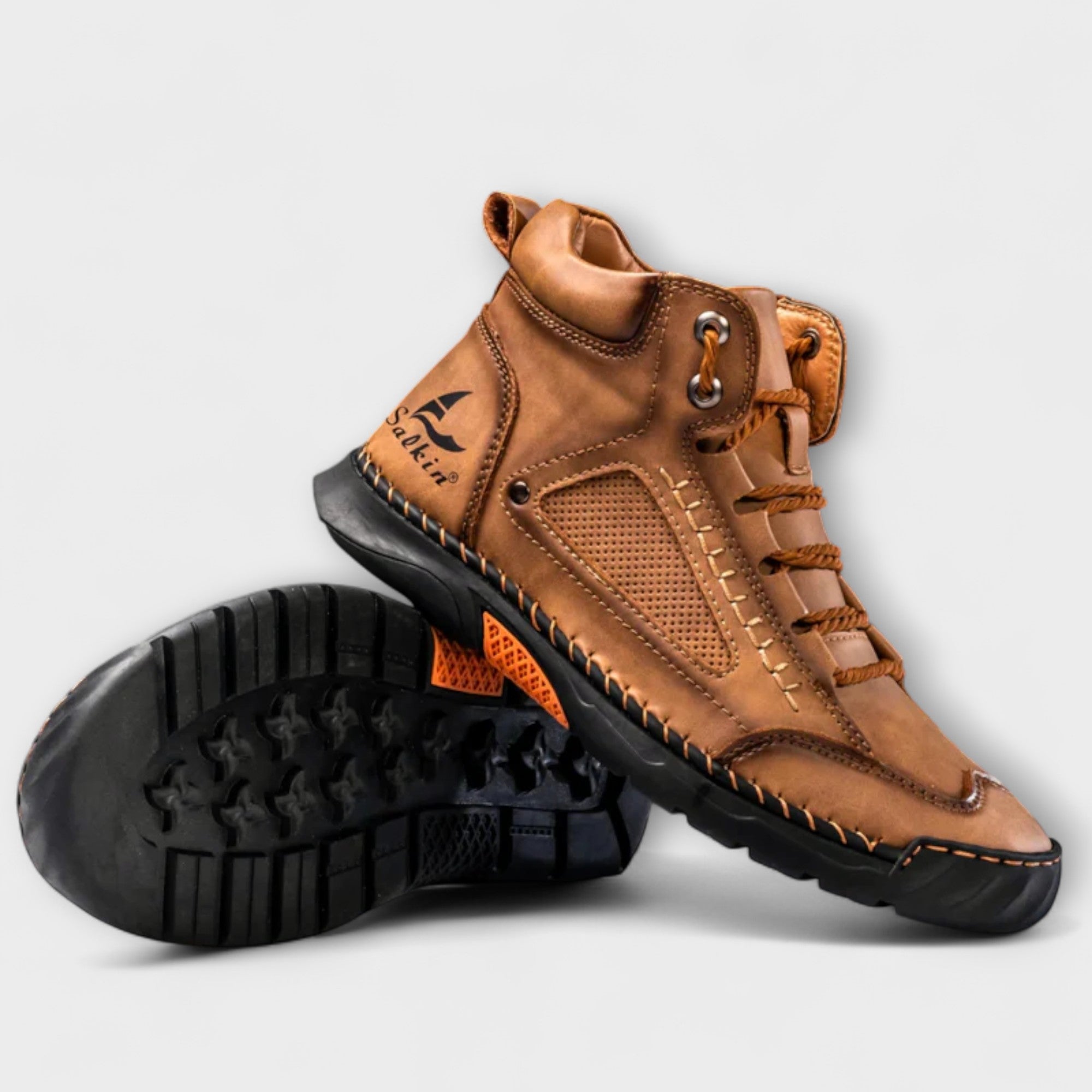 Chaussures montantes en cuir