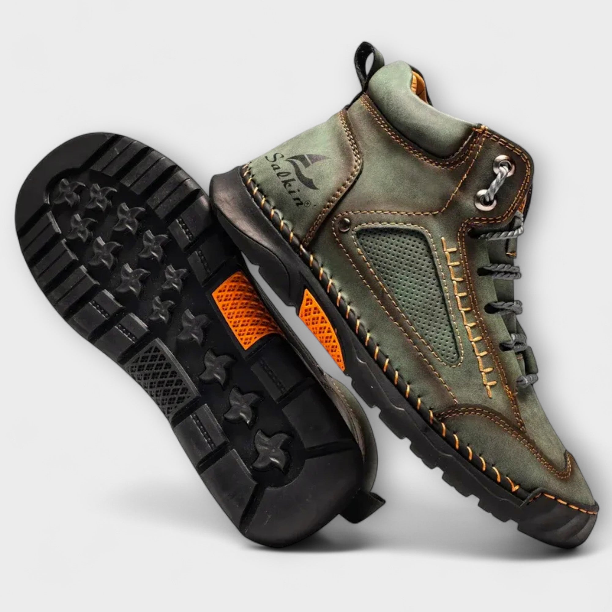 Chaussures montantes en cuir