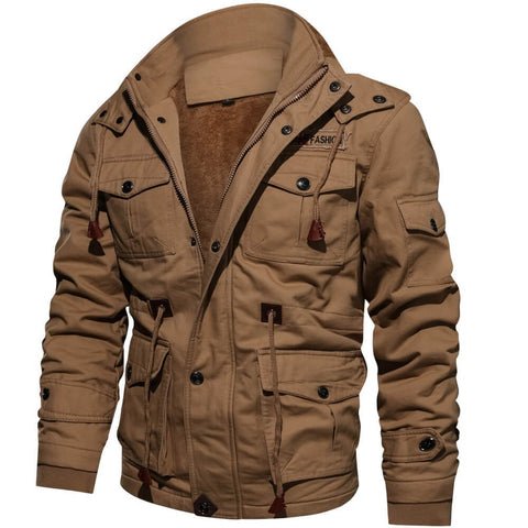 Veste pour Hommes Élégante et Confortable avec Capuche Amovible