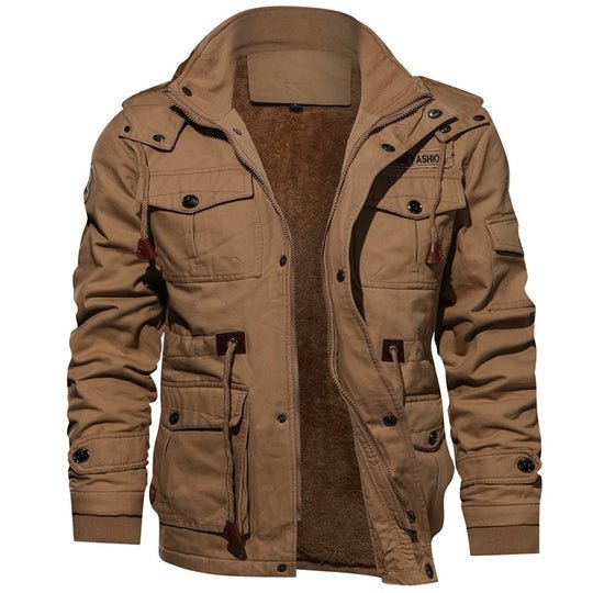 Veste pour Hommes Élégante et Confortable avec Capuche Amovible