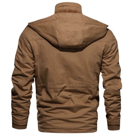 Veste pour Hommes Élégante et Confortable avec Capuche Amovible