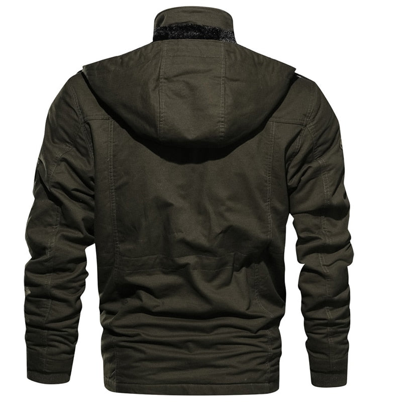 Veste pour Hommes Élégante et Confortable avec Capuche Amovible