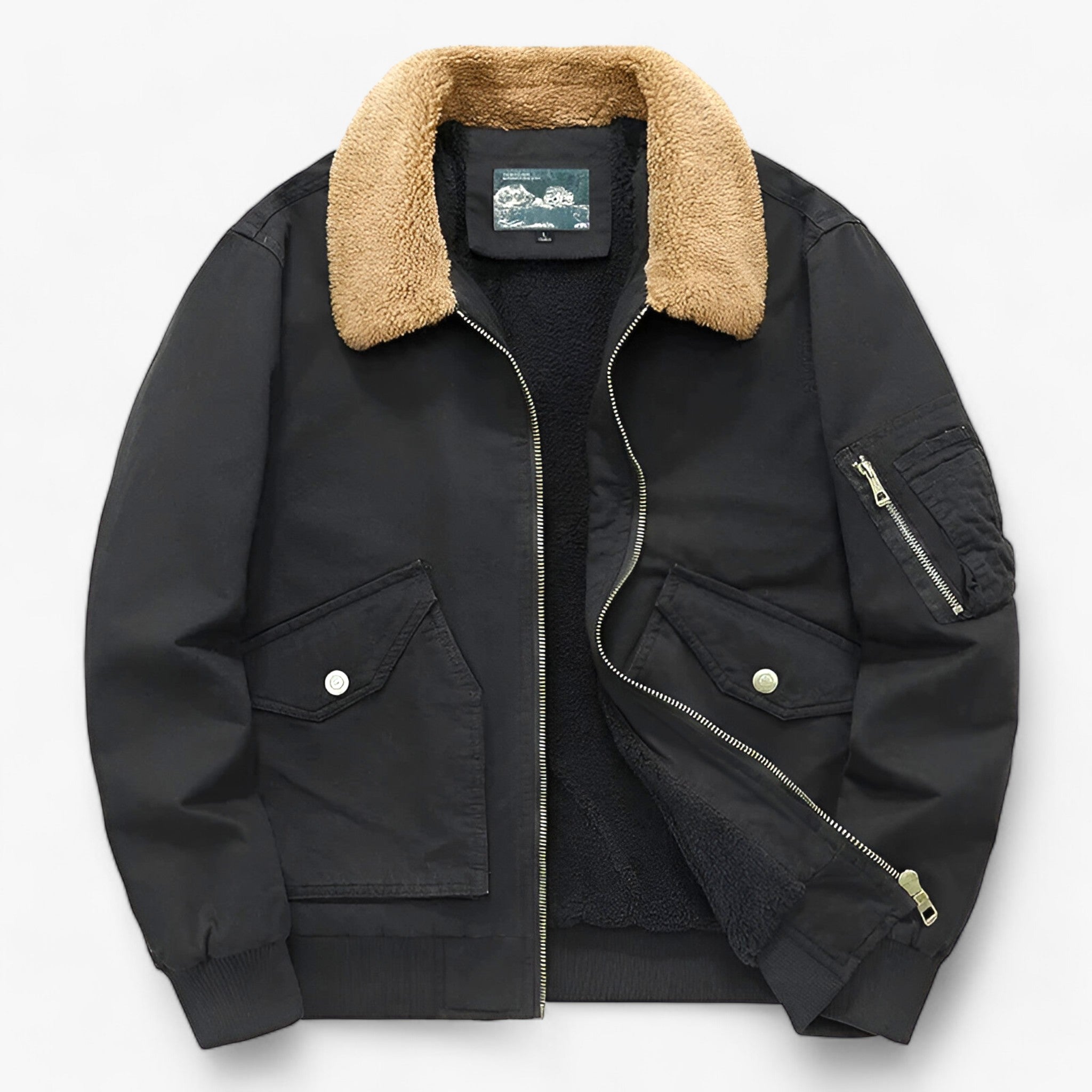 Bomber décontracté et chaud
