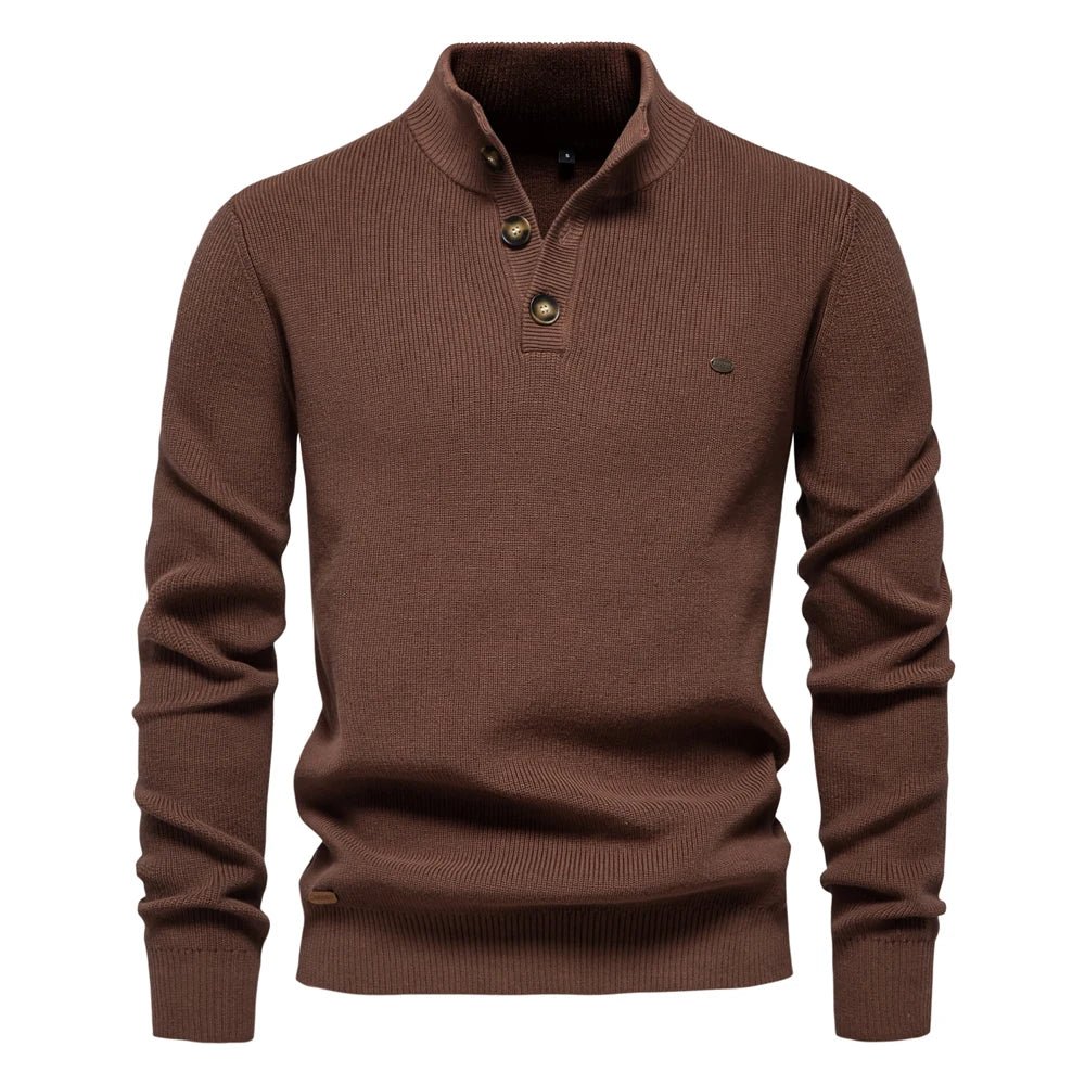 Pull Homme Avec Design de Bouton