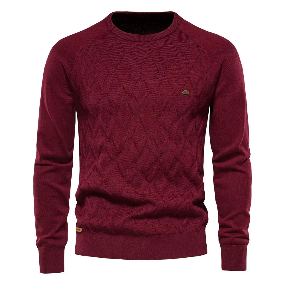 Pull pour Homme avec Design à Carreaux