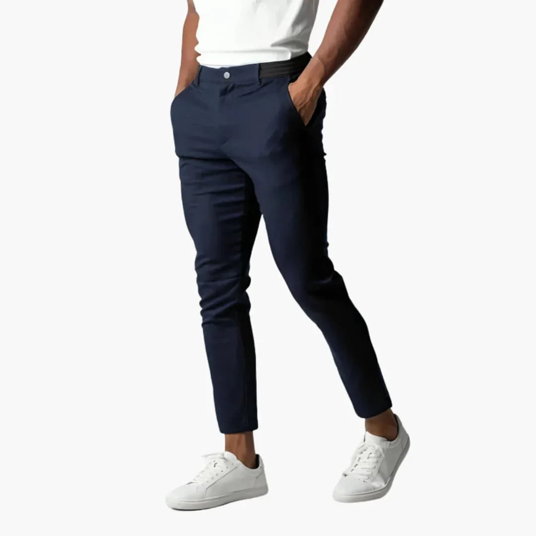 Pantalon Chino Élastique pour Hommes