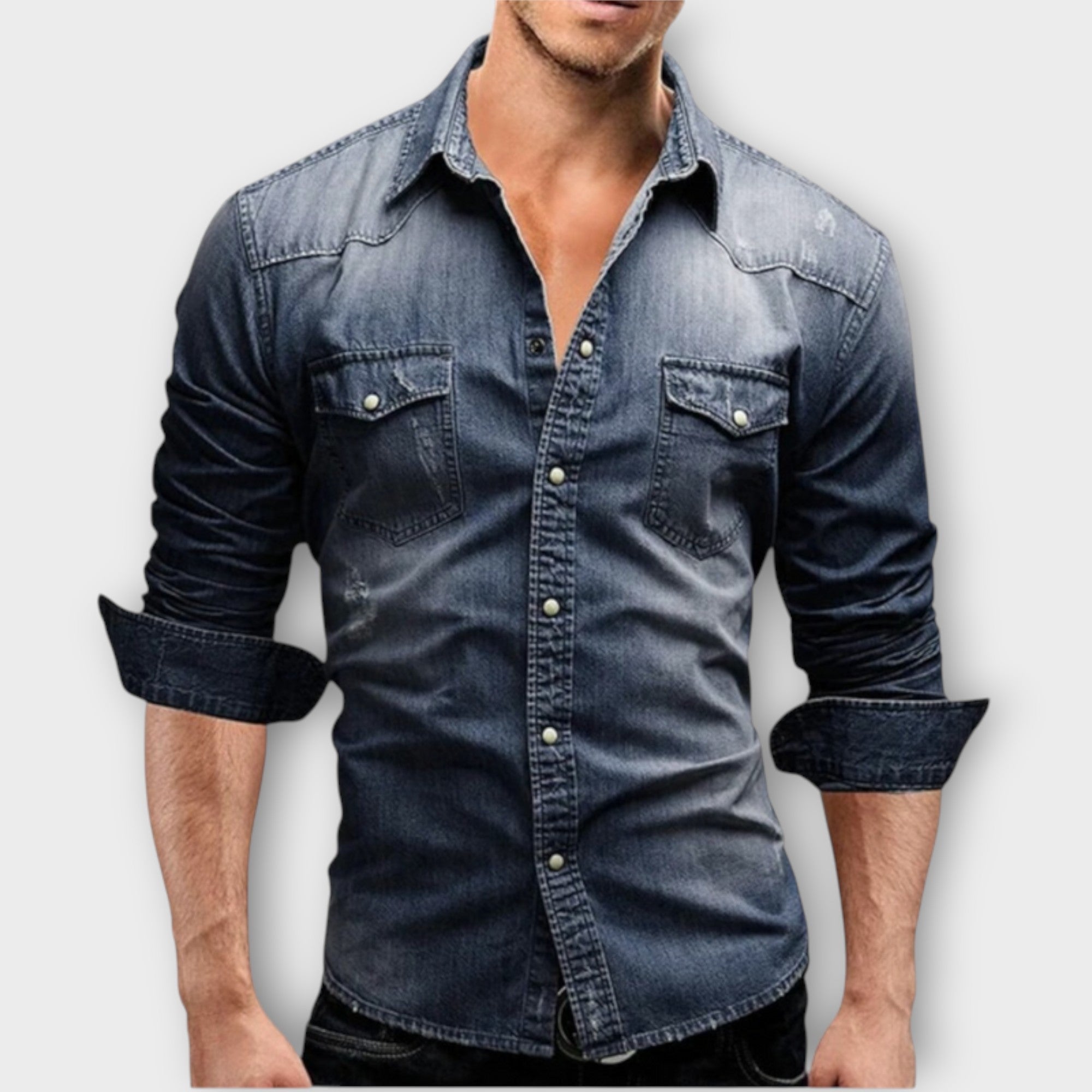 Chemise en Denim Moderne