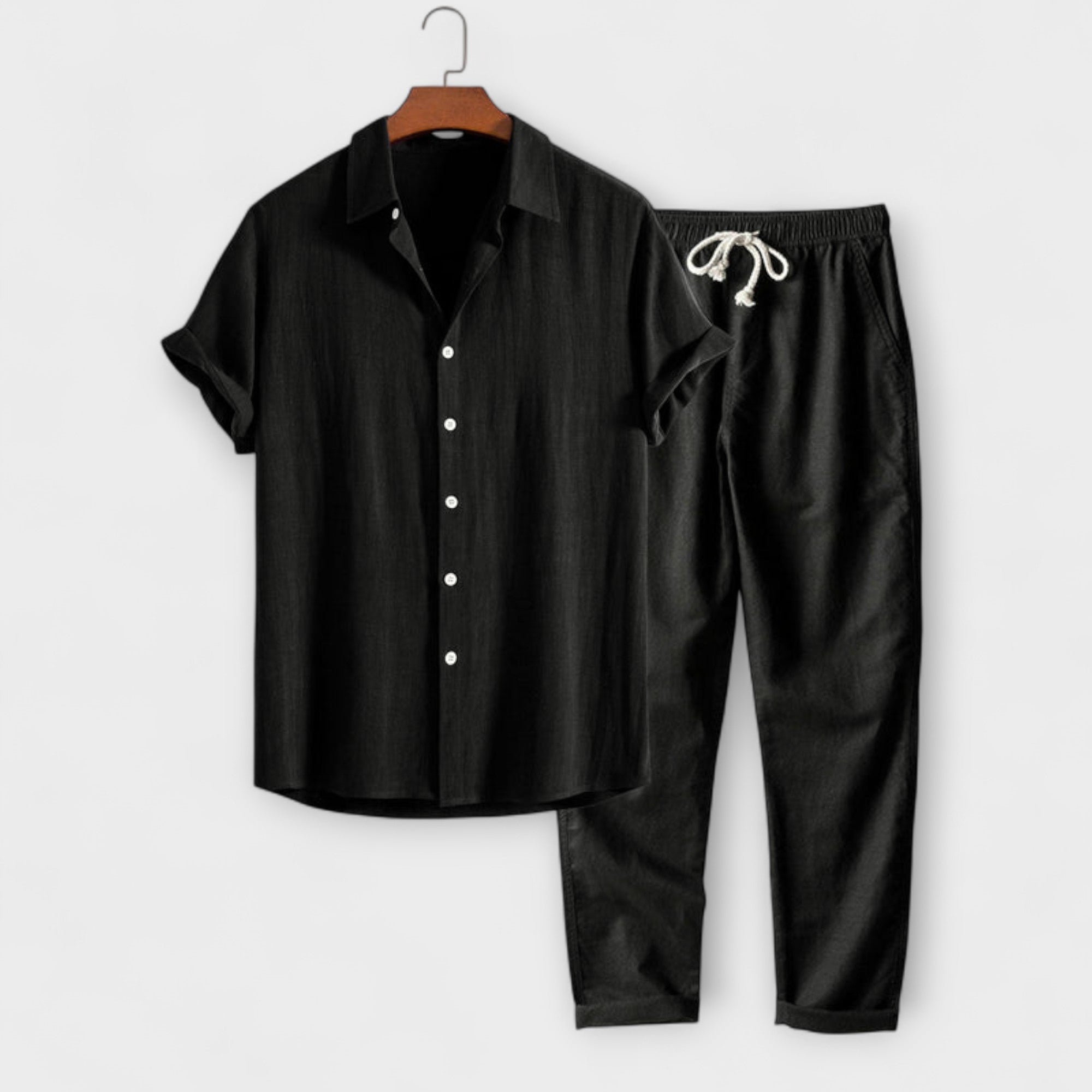 Chemise et Pantalon en Mélange de Lin
