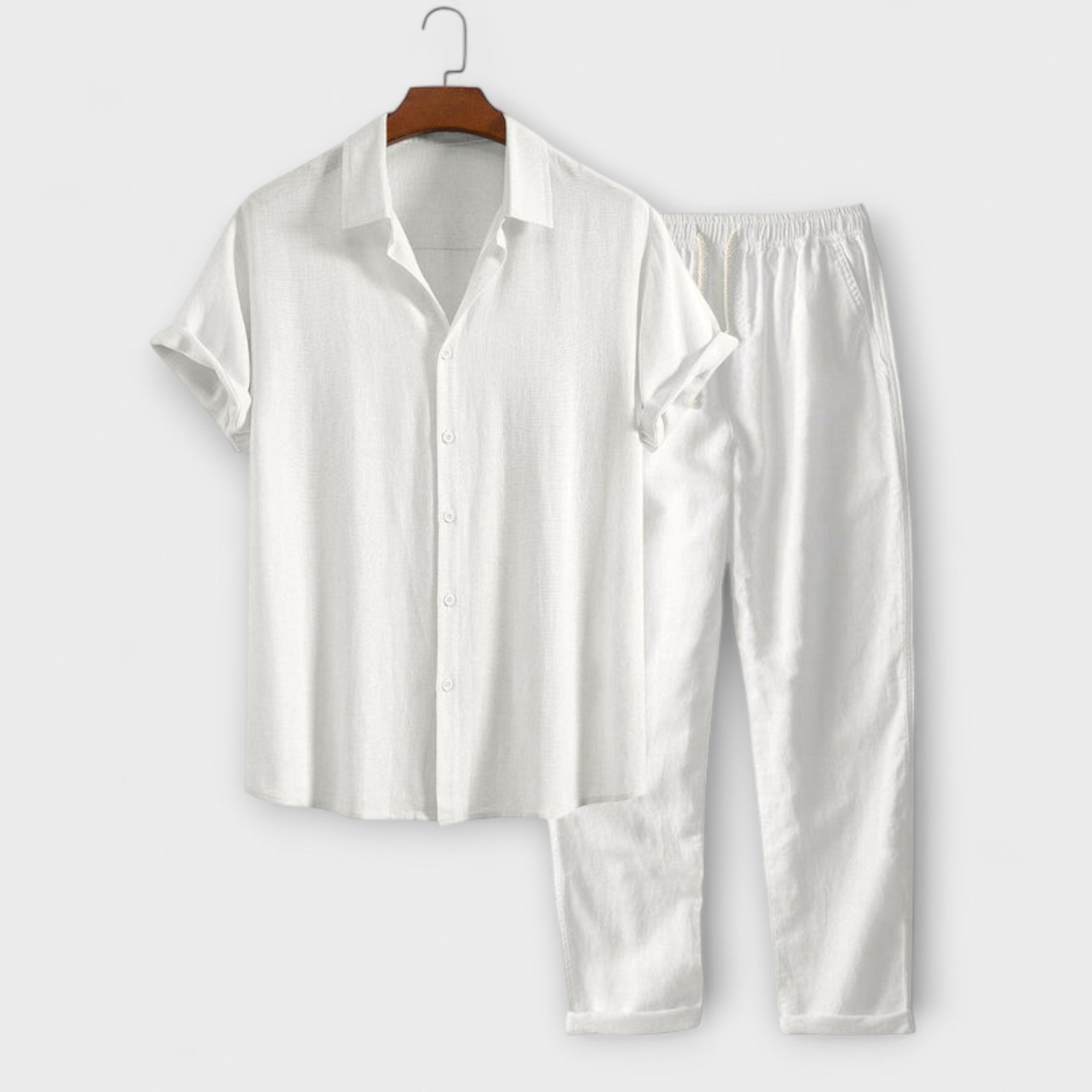 Chemise et Pantalon en Mélange de Lin