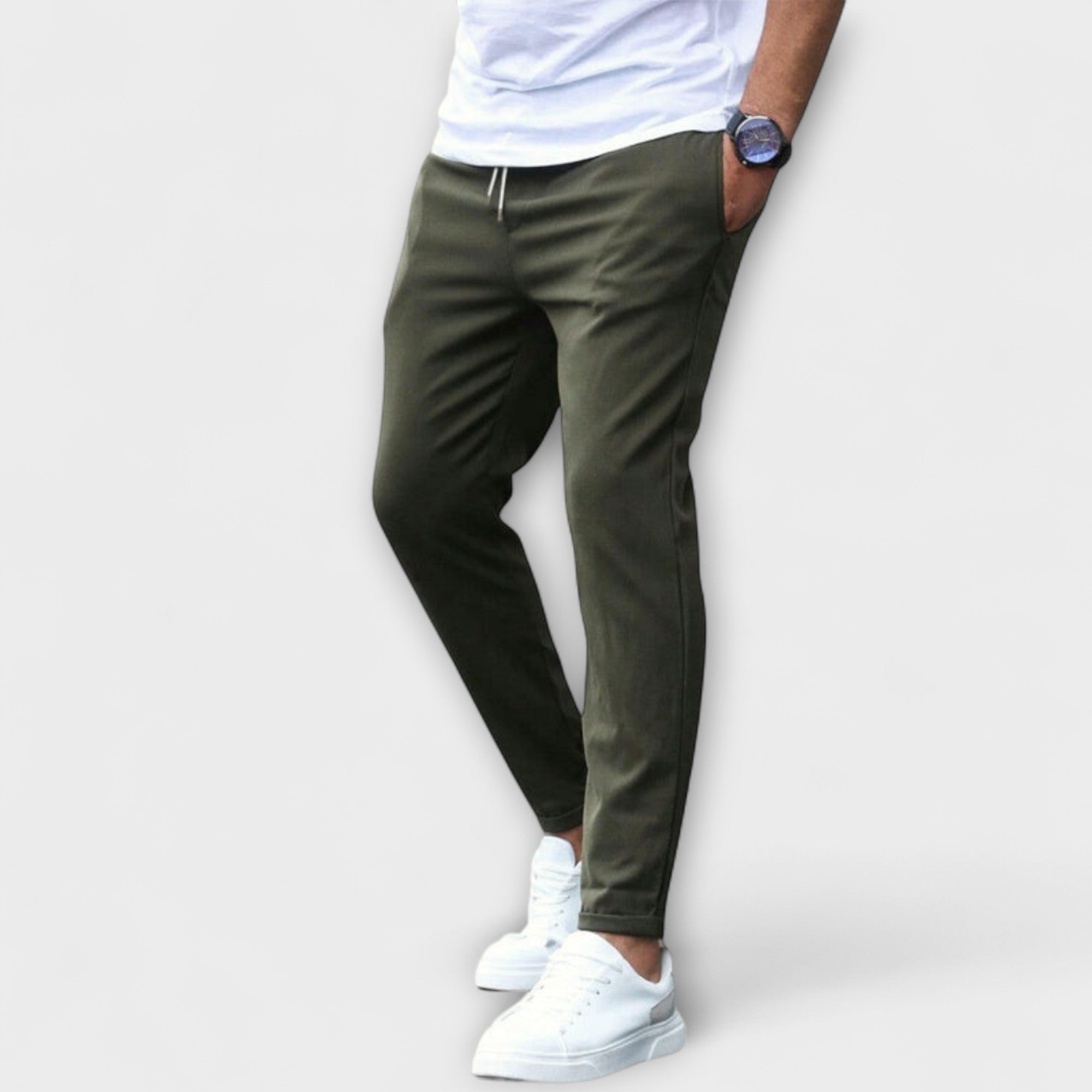 Pantalon Moderne Élastique