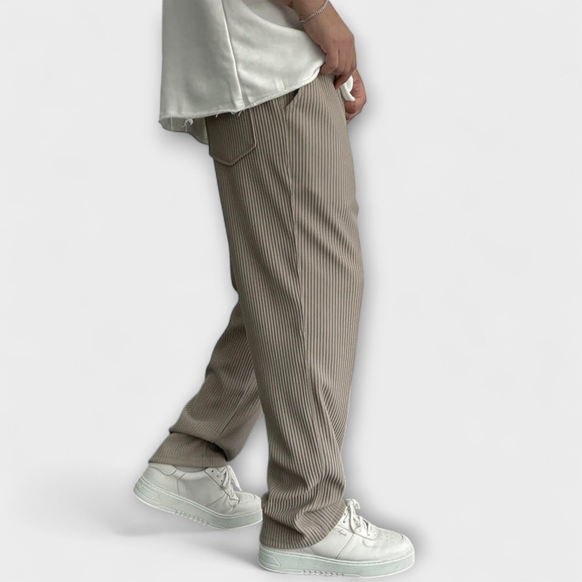 Pantalons Tricot Détendus