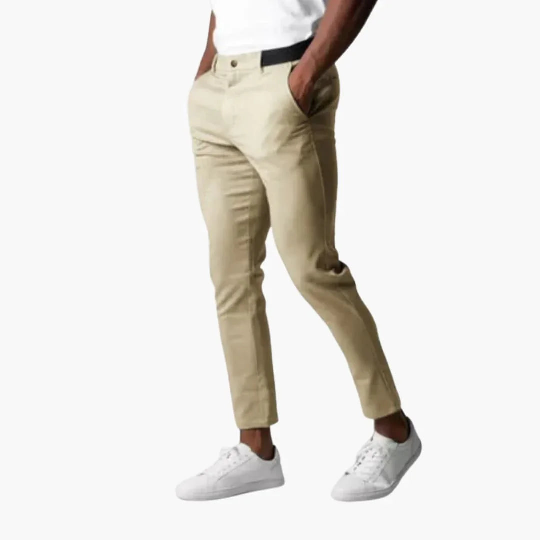 Pantalon Chino Élastique pour Hommes