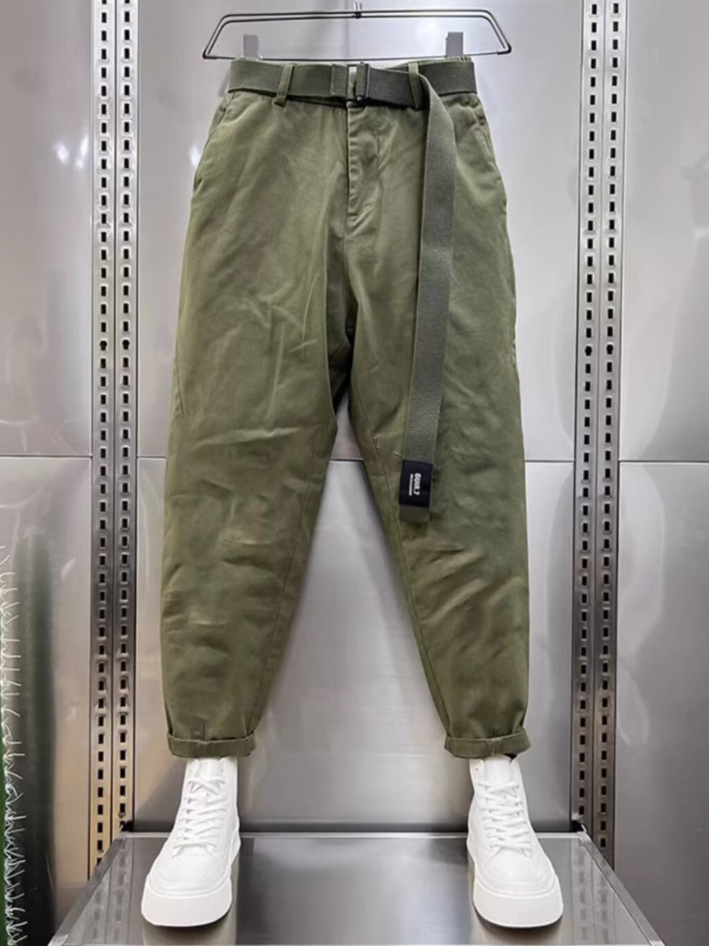 Pantalons Capri avec Ceinture