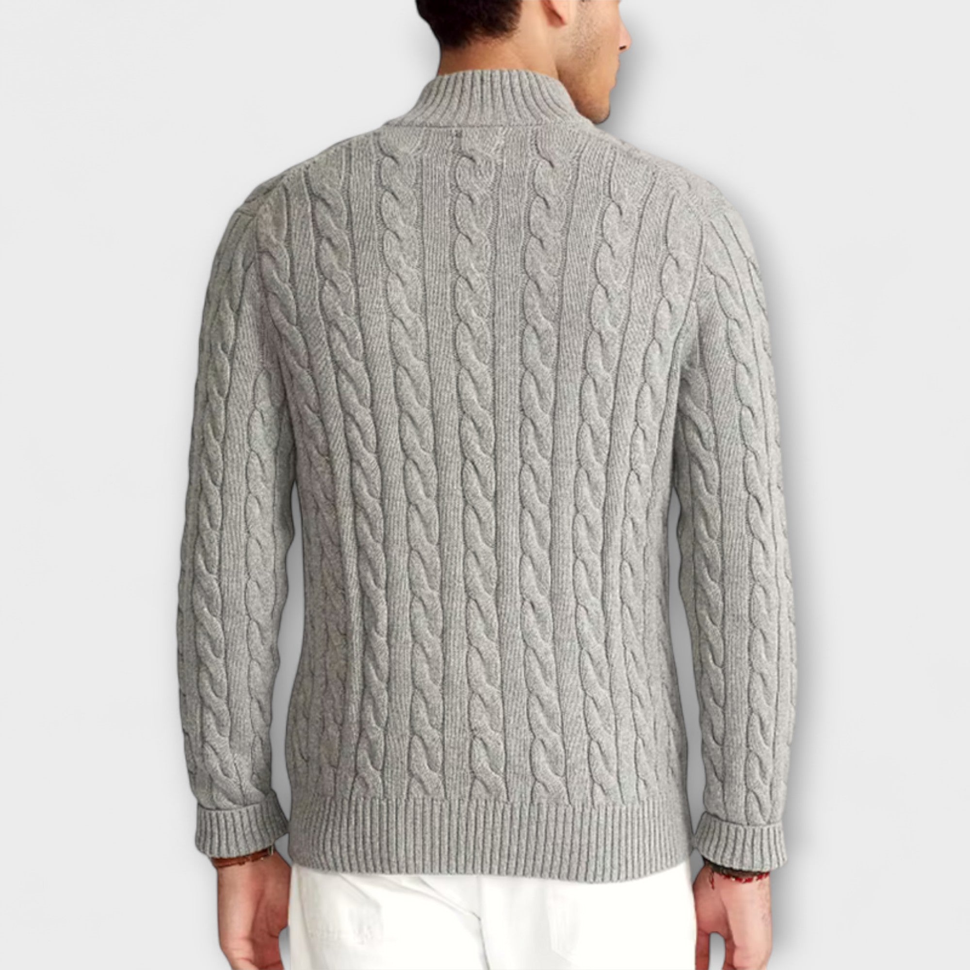 Pull Élégant Demi-Zip