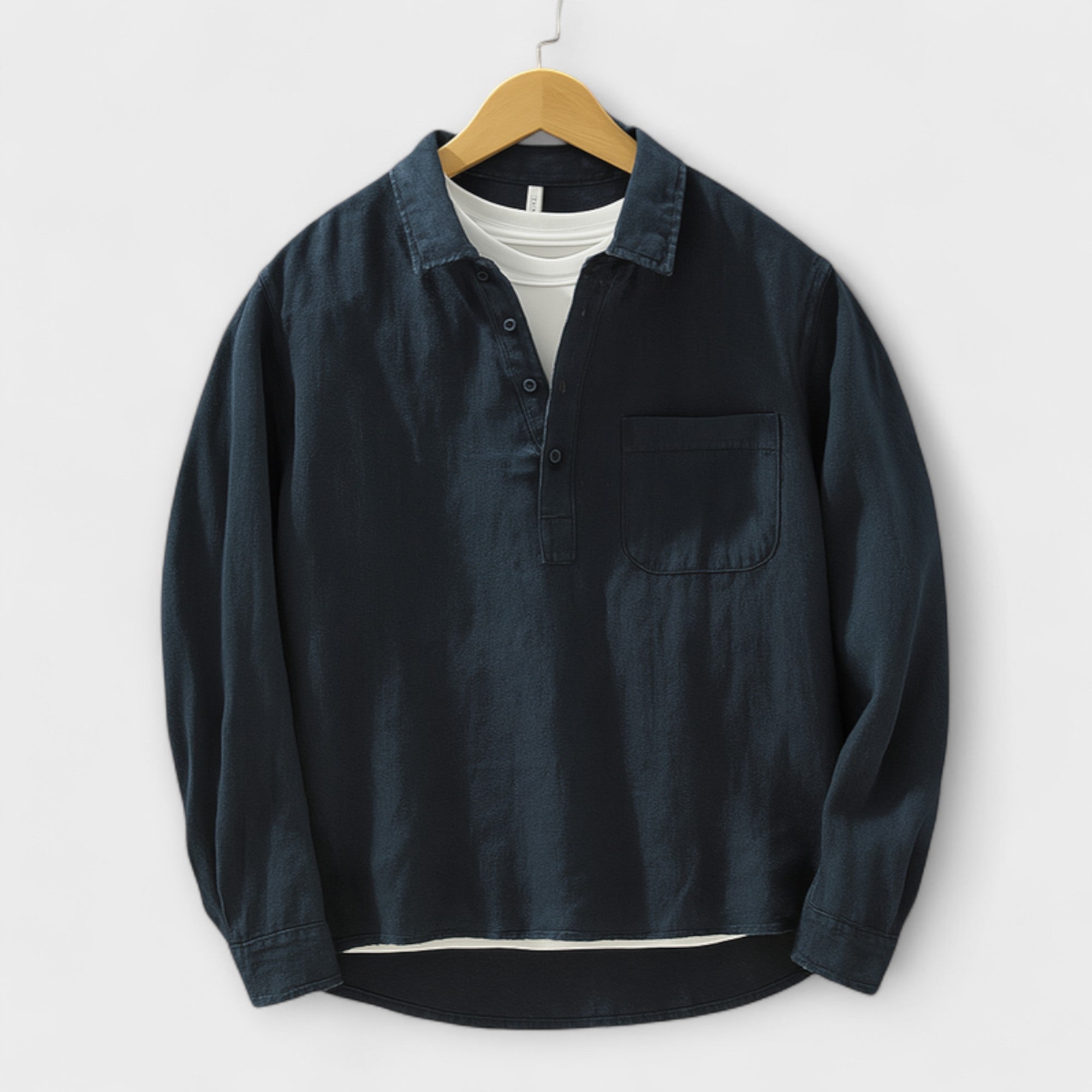 Chemise Popover en Lin