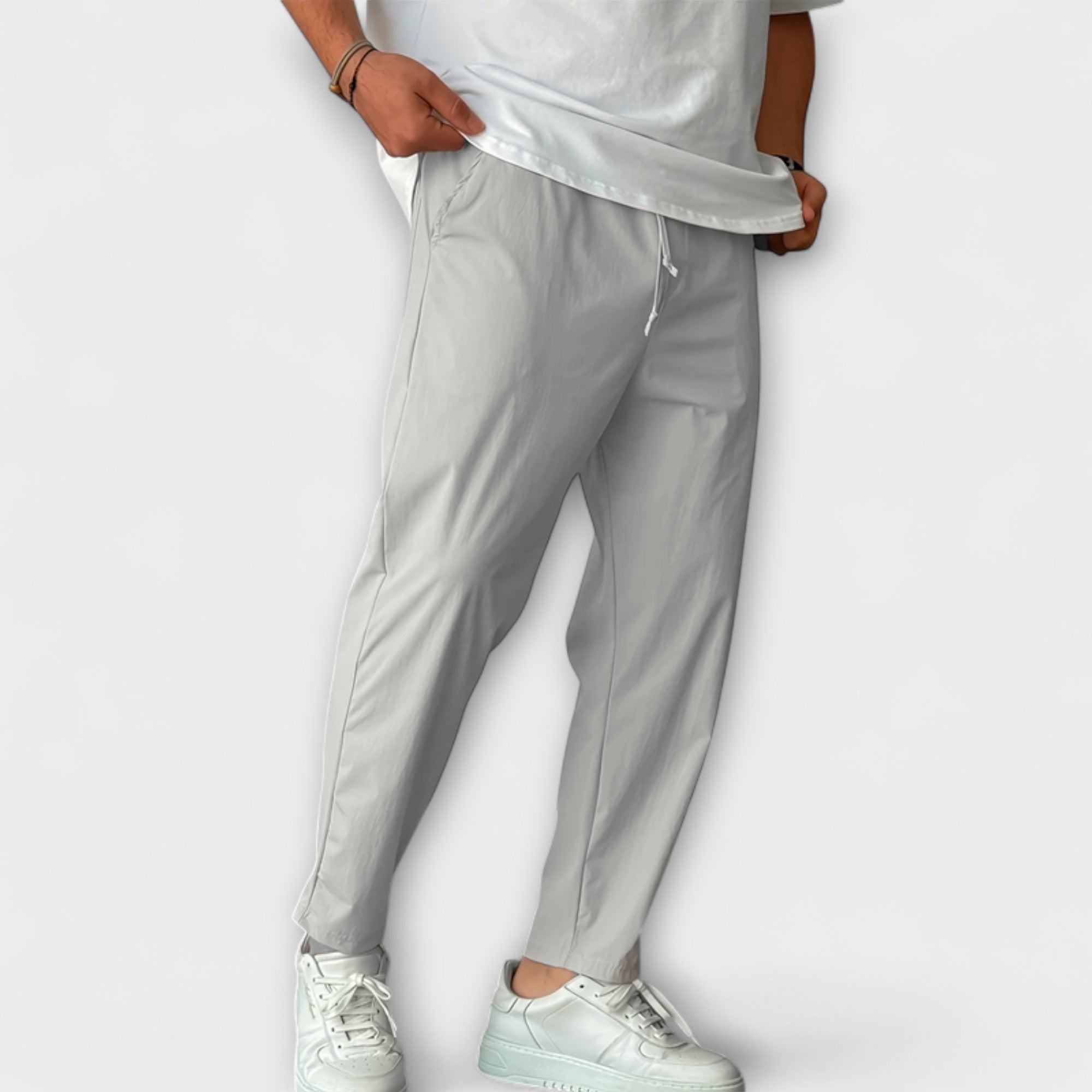 Pantalons Légers Taille Haute