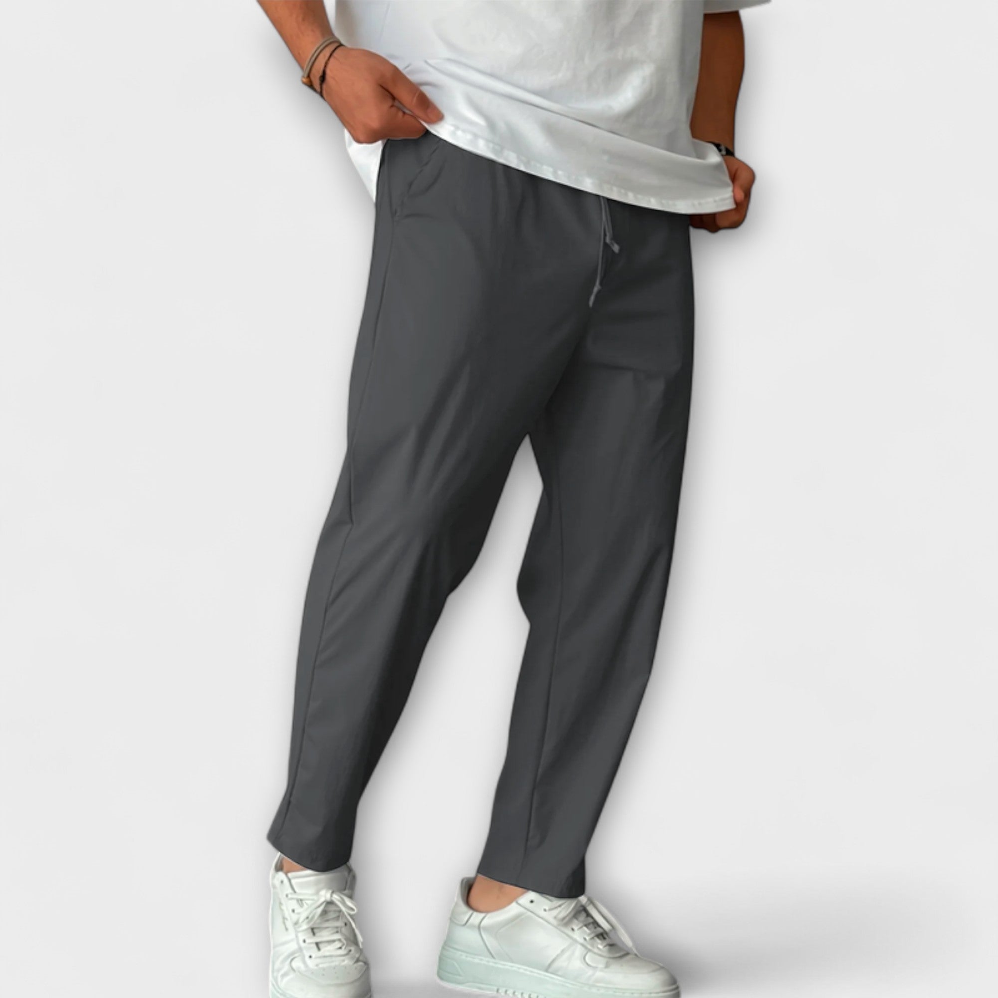 Pantalons Légers Taille Haute