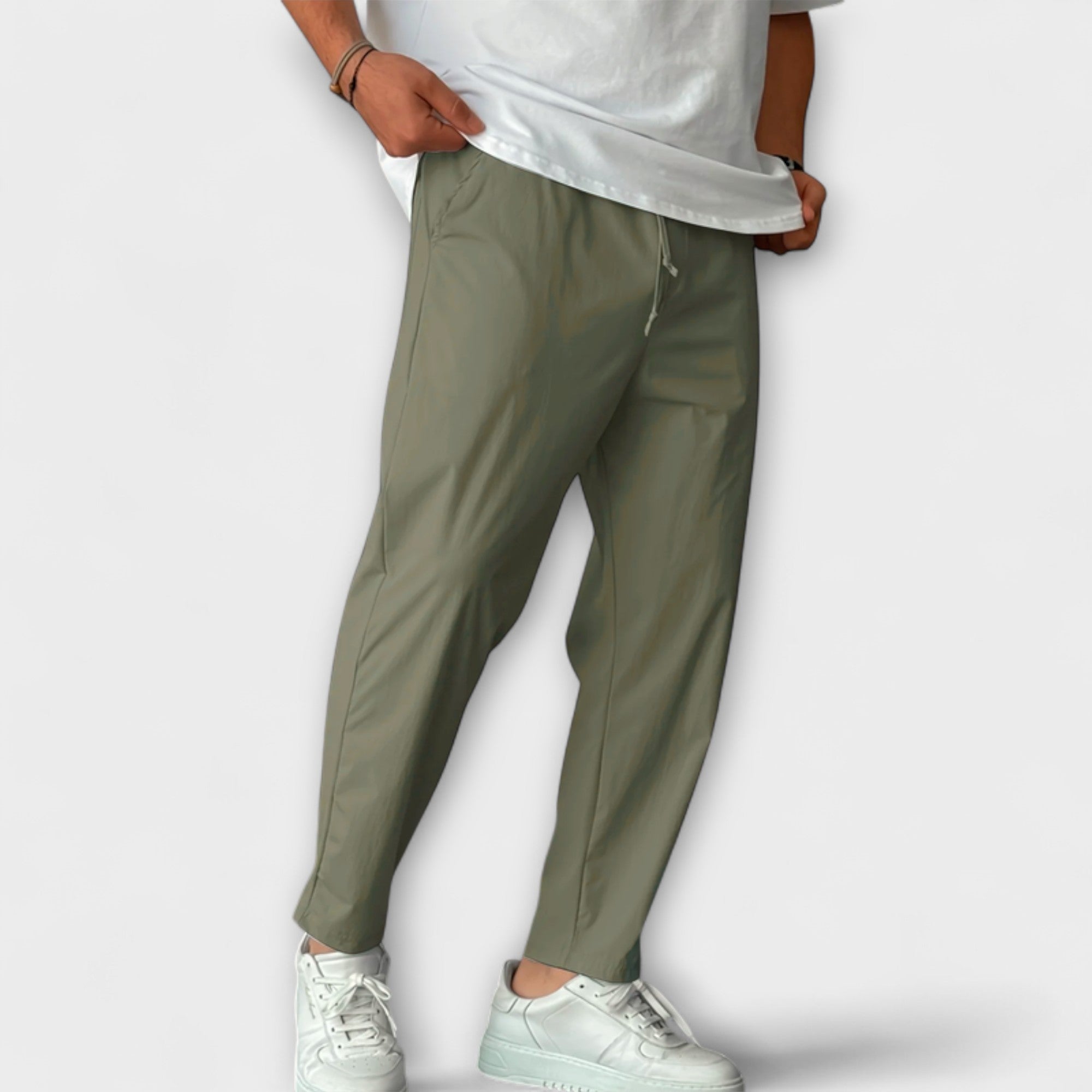 Pantalons Légers Taille Haute