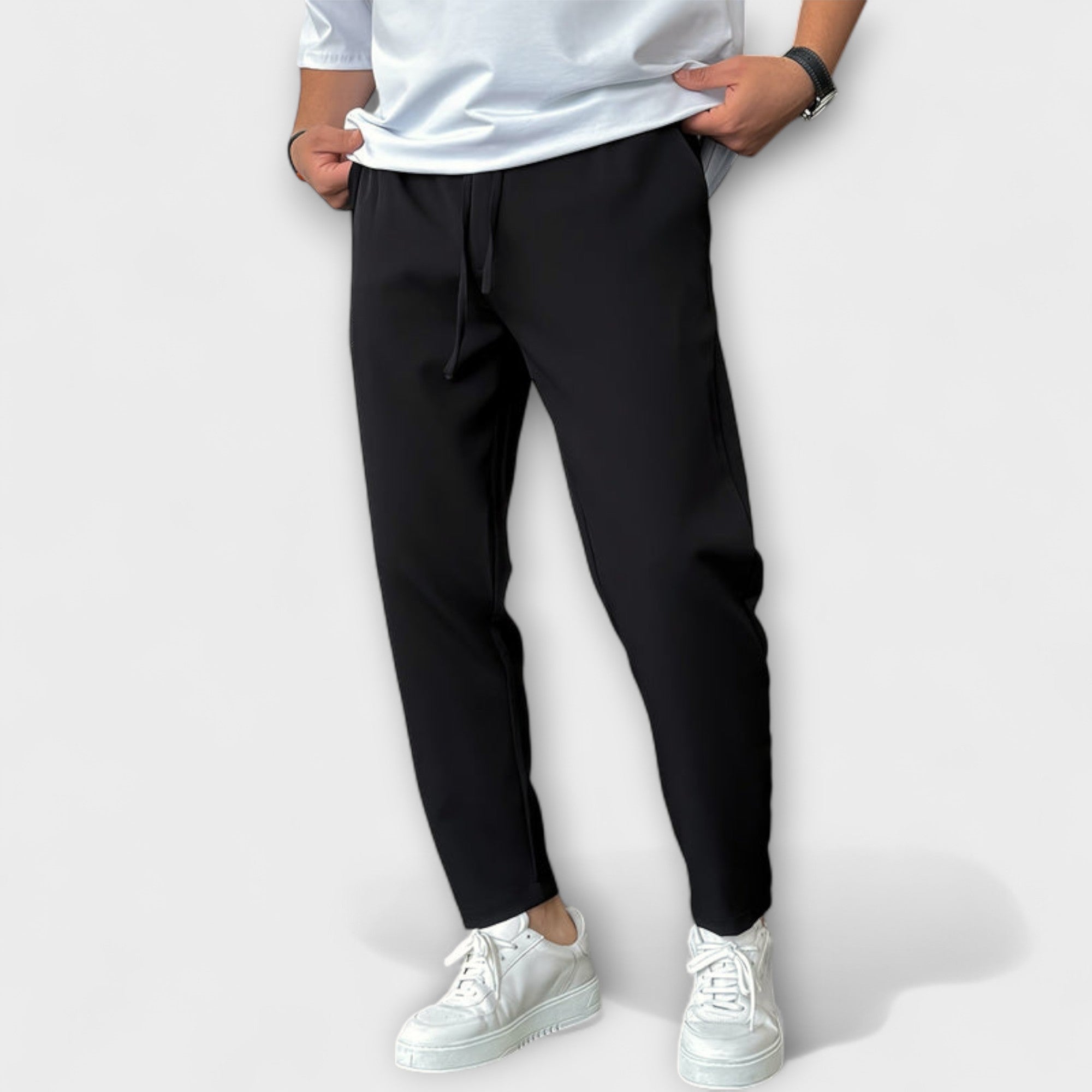 Pantalons Légers Taille Haute