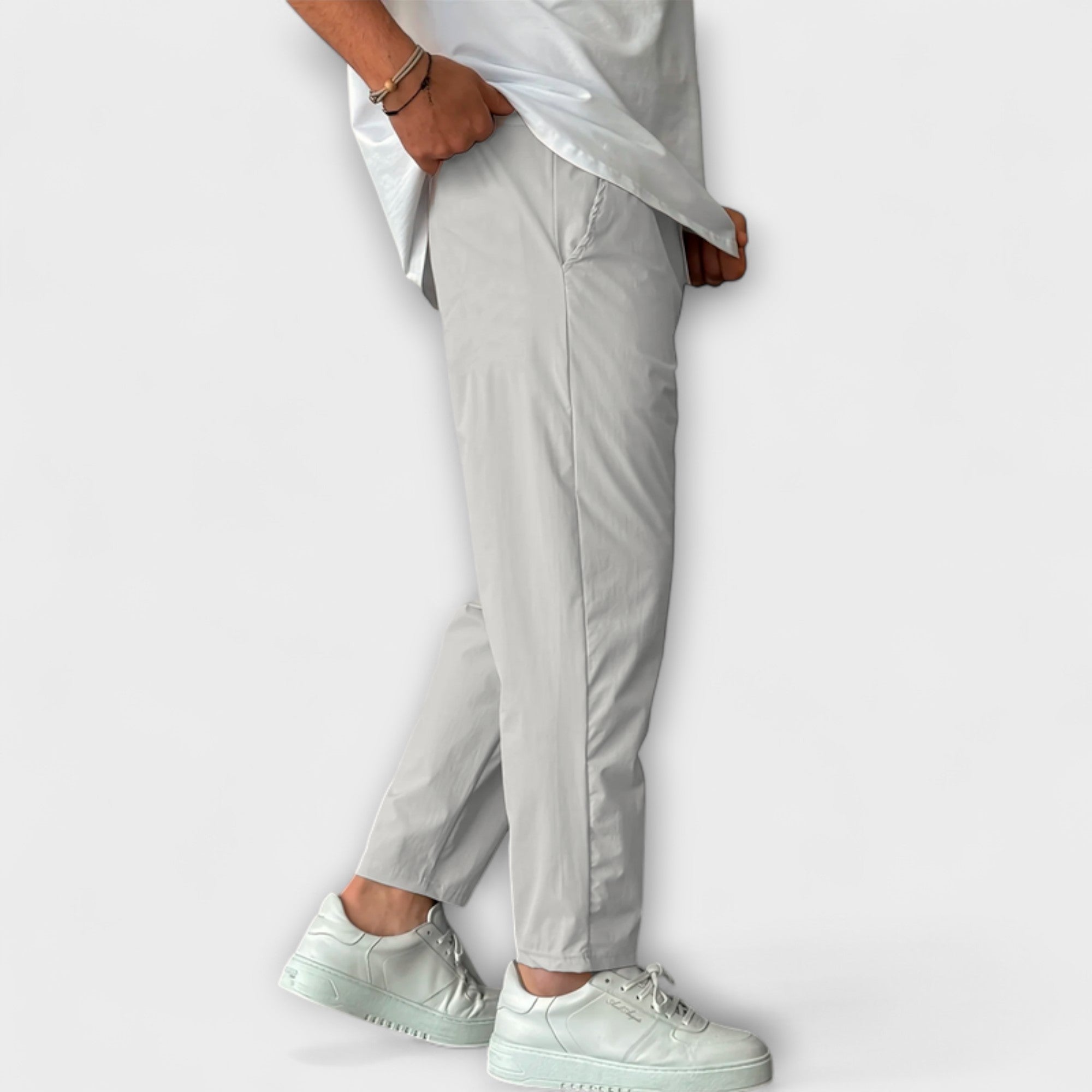 Pantalons Légers Taille Haute