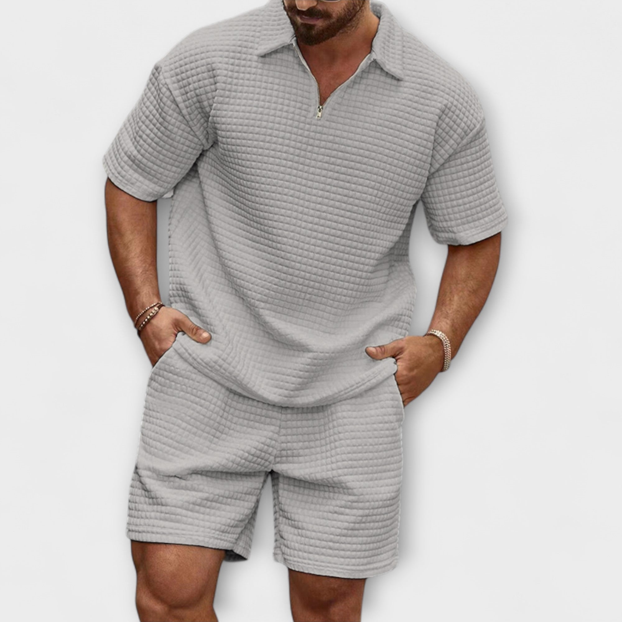 Ensemble en Tricot Waffle