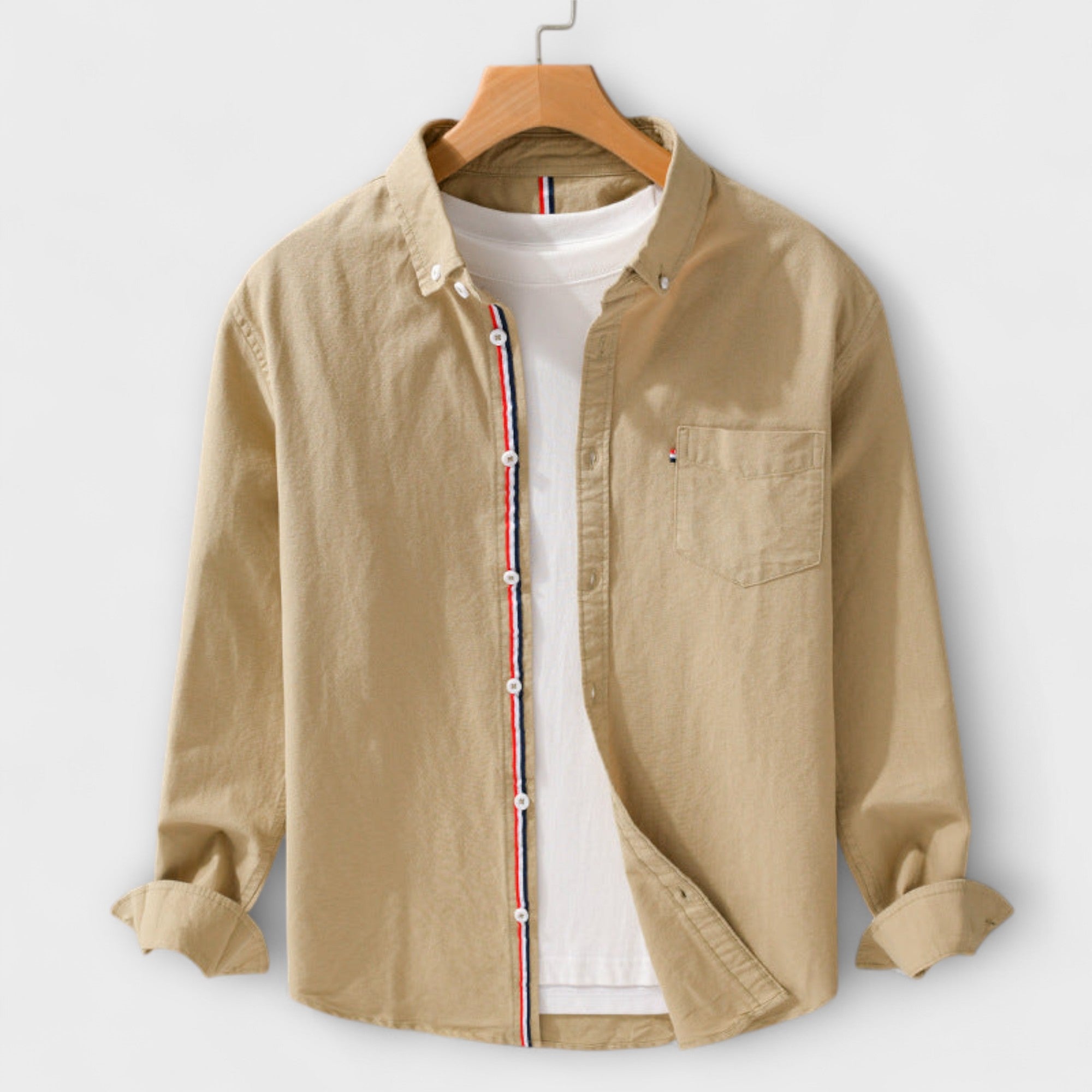 Chemise en Lin Rayée