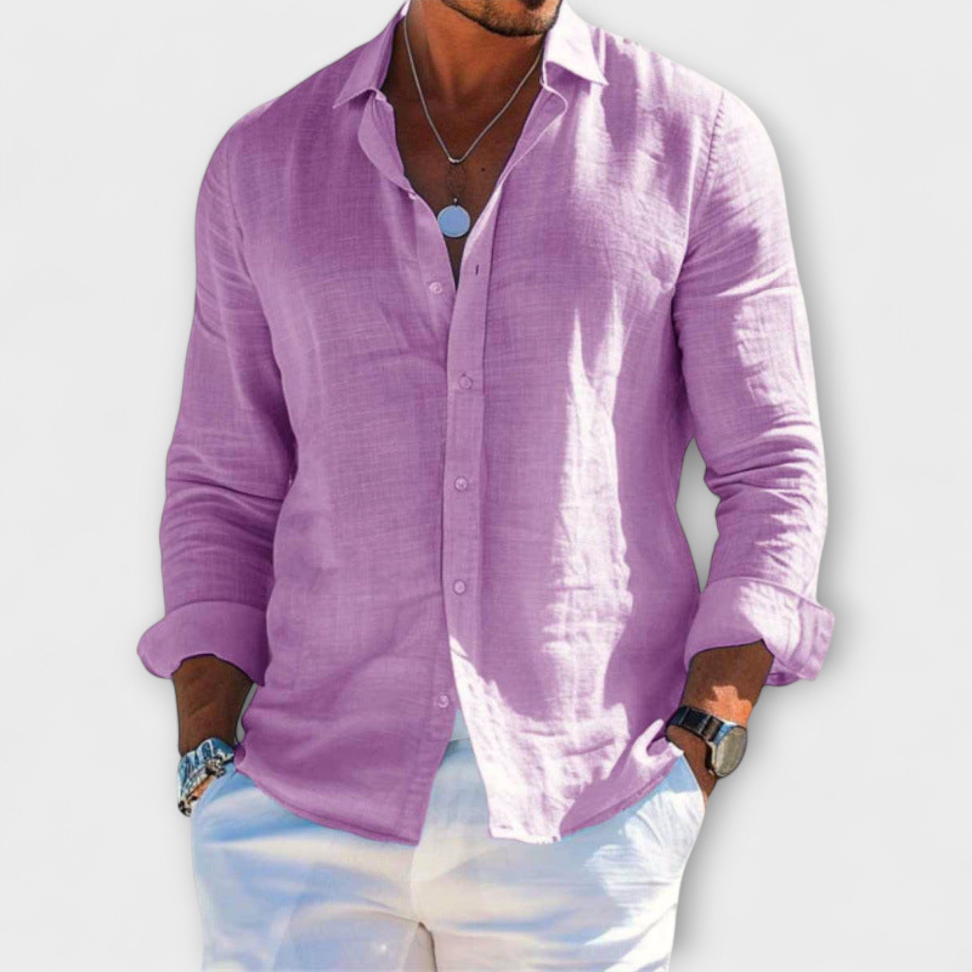 Chemise Élégante à Manches Longues