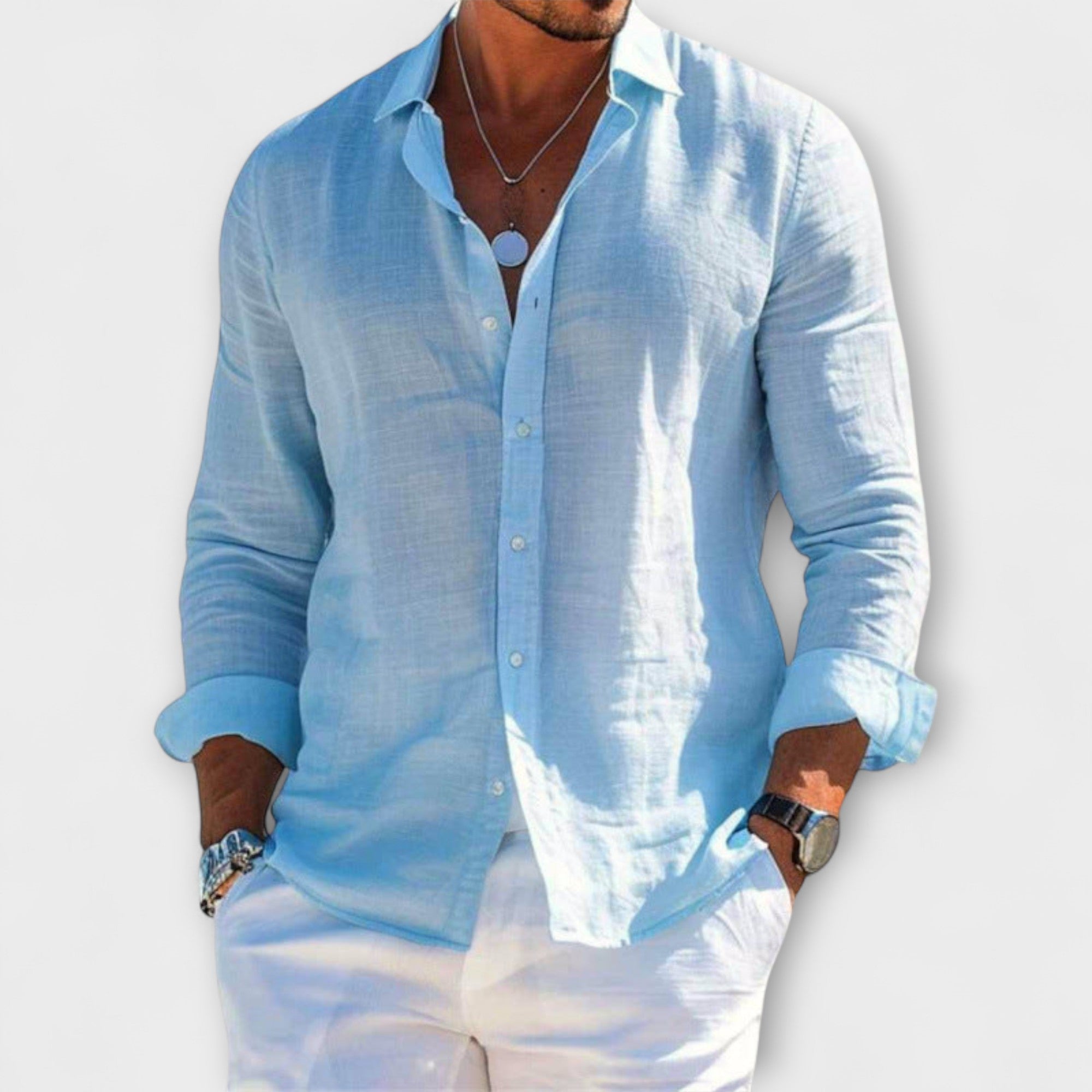 Chemise Élégante à Manches Longues