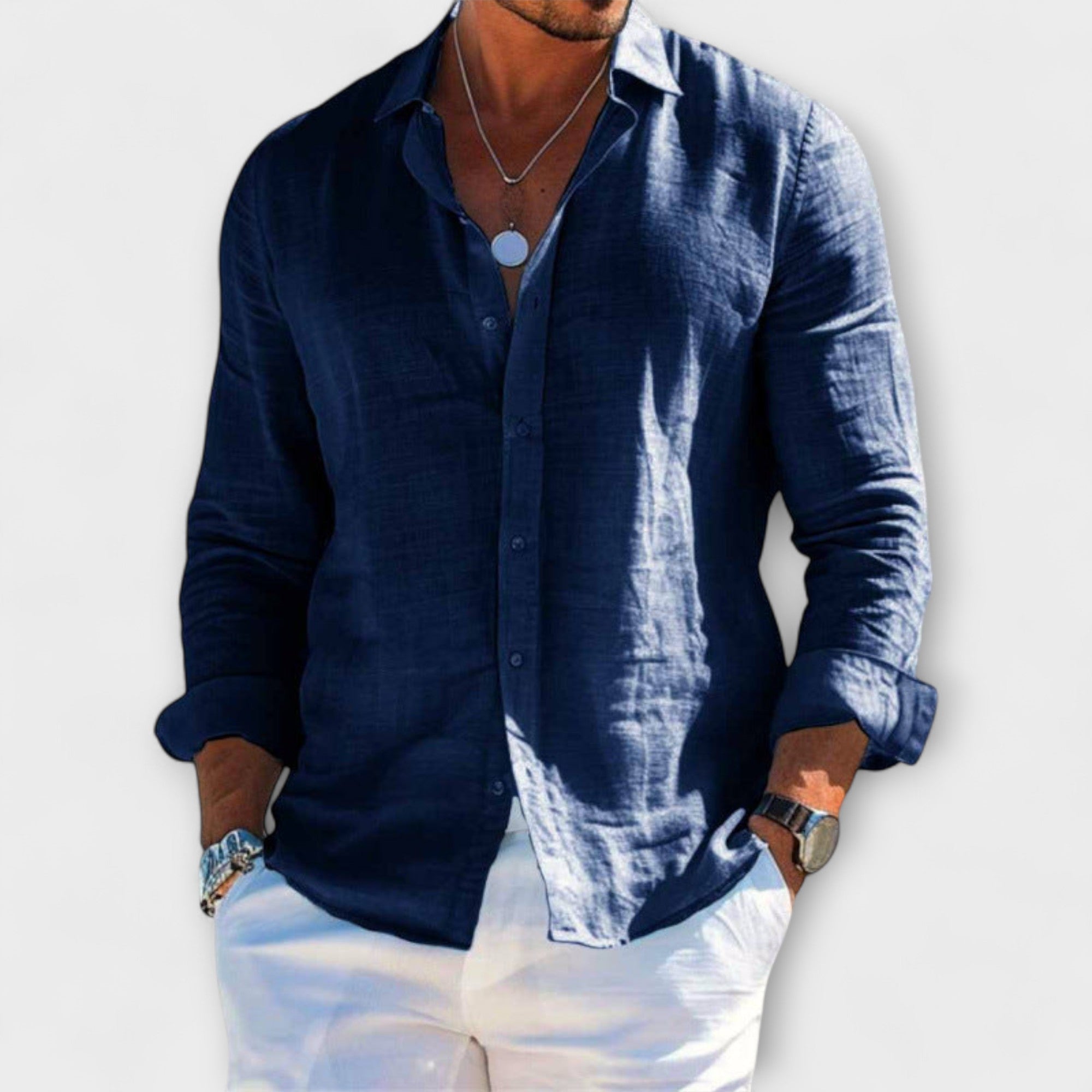 Chemise Élégante à Manches Longues