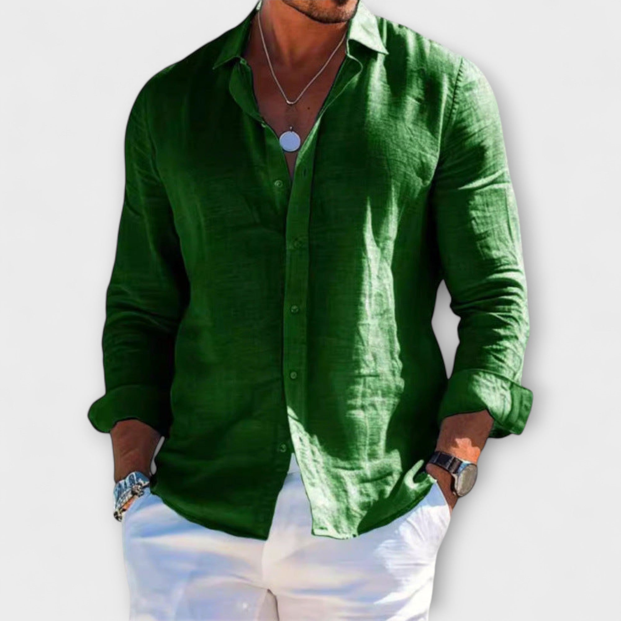 Chemise Élégante à Manches Longues