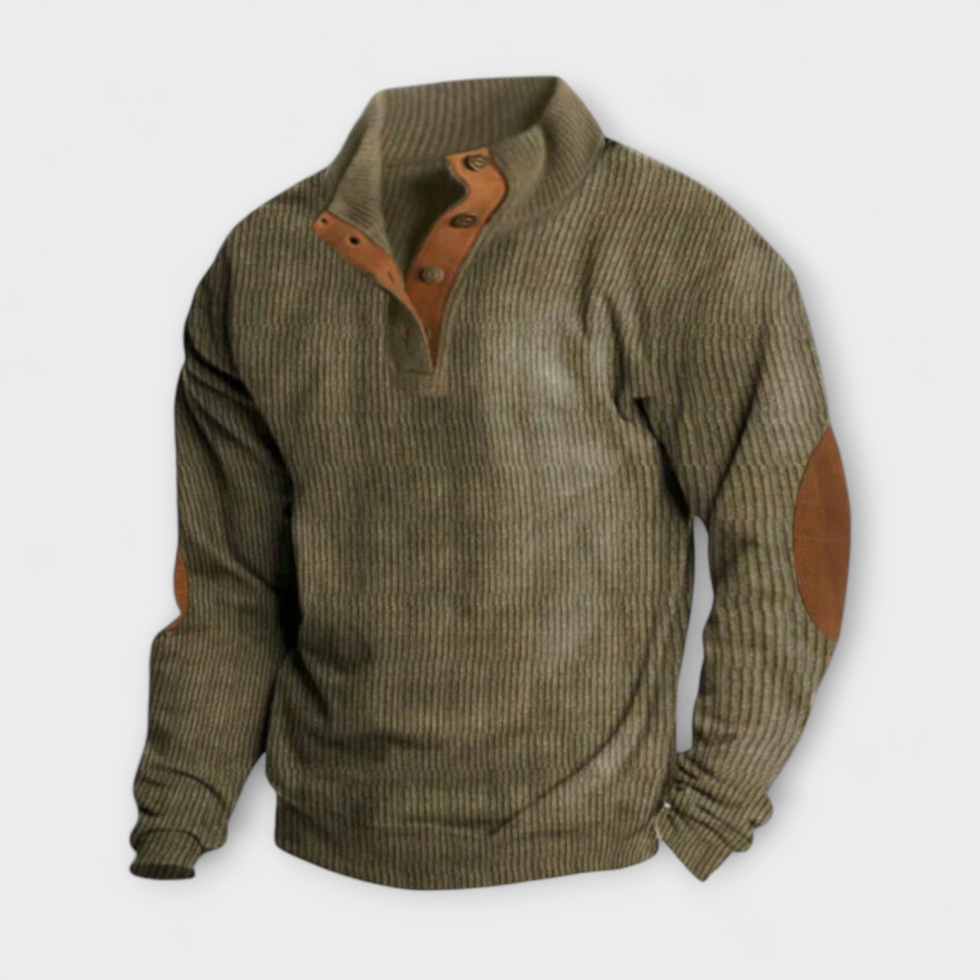 Pull rétro avec demi-zip
