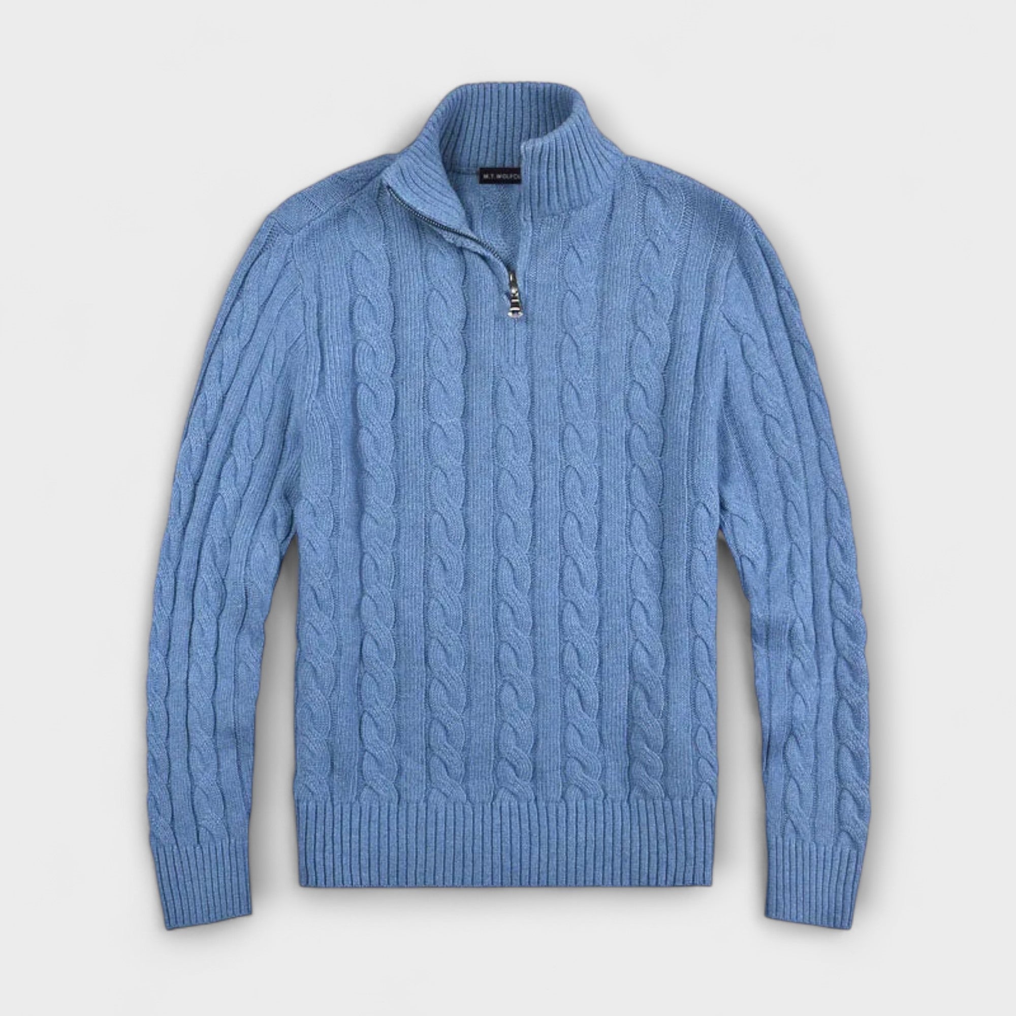 Pull Élégant Demi-Zip