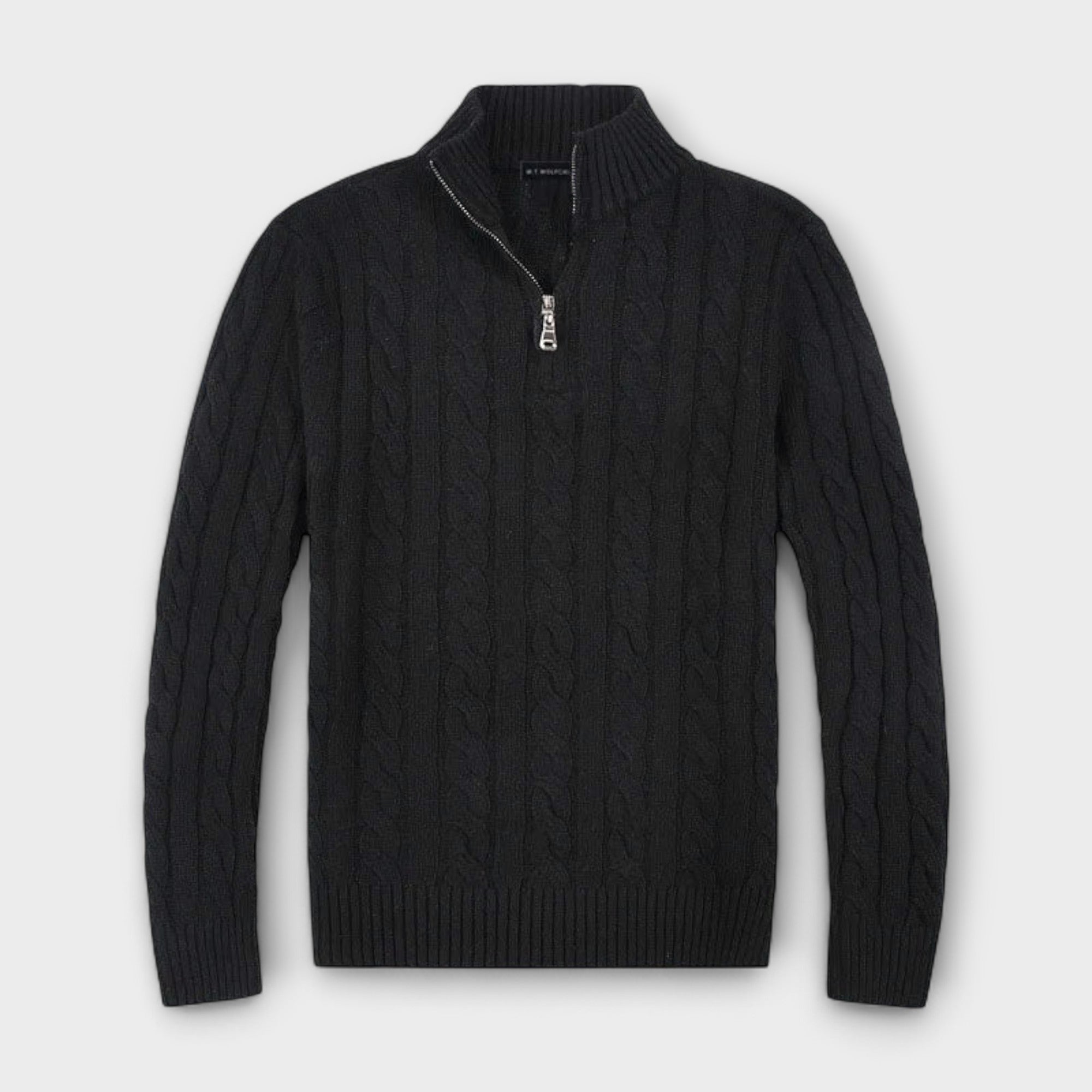 Pull Élégant Demi-Zip