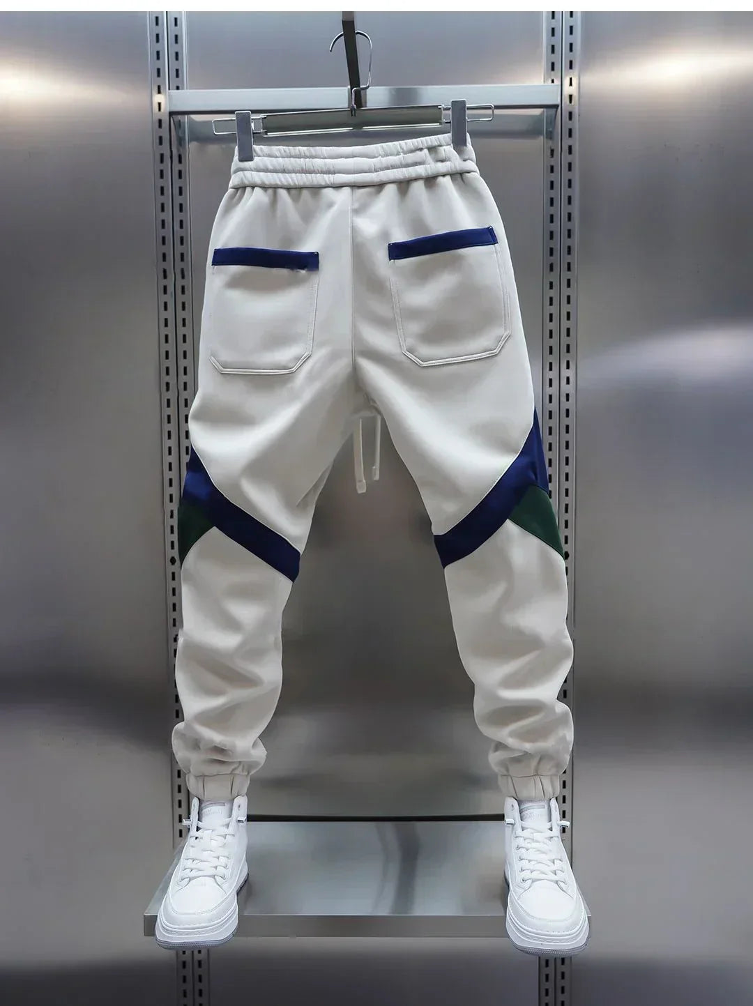 Pantalons Confortables avec Panneau Élégant