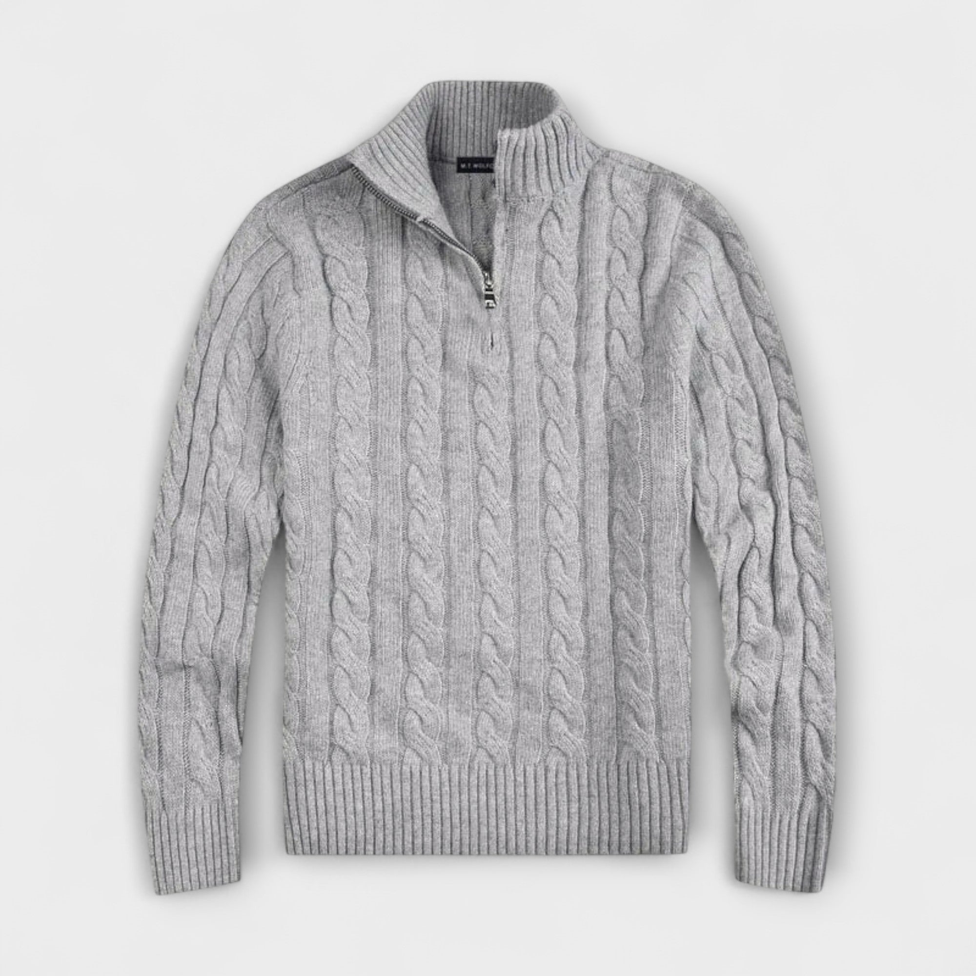 Pull Élégant Demi-Zip