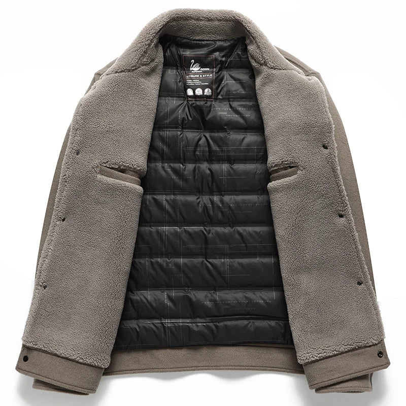 Veste en Laine Sherpa
