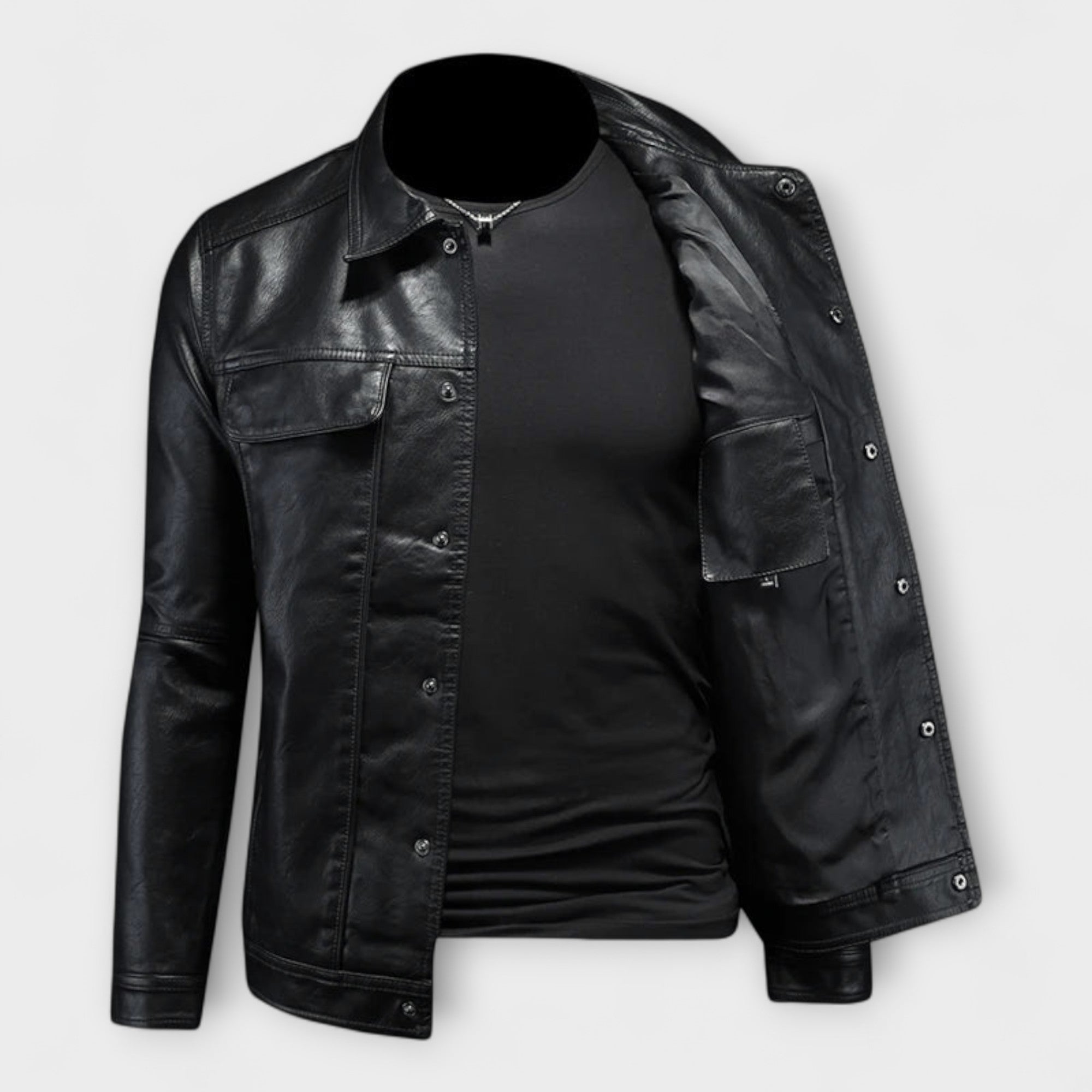 Veste en Cuir Moderne