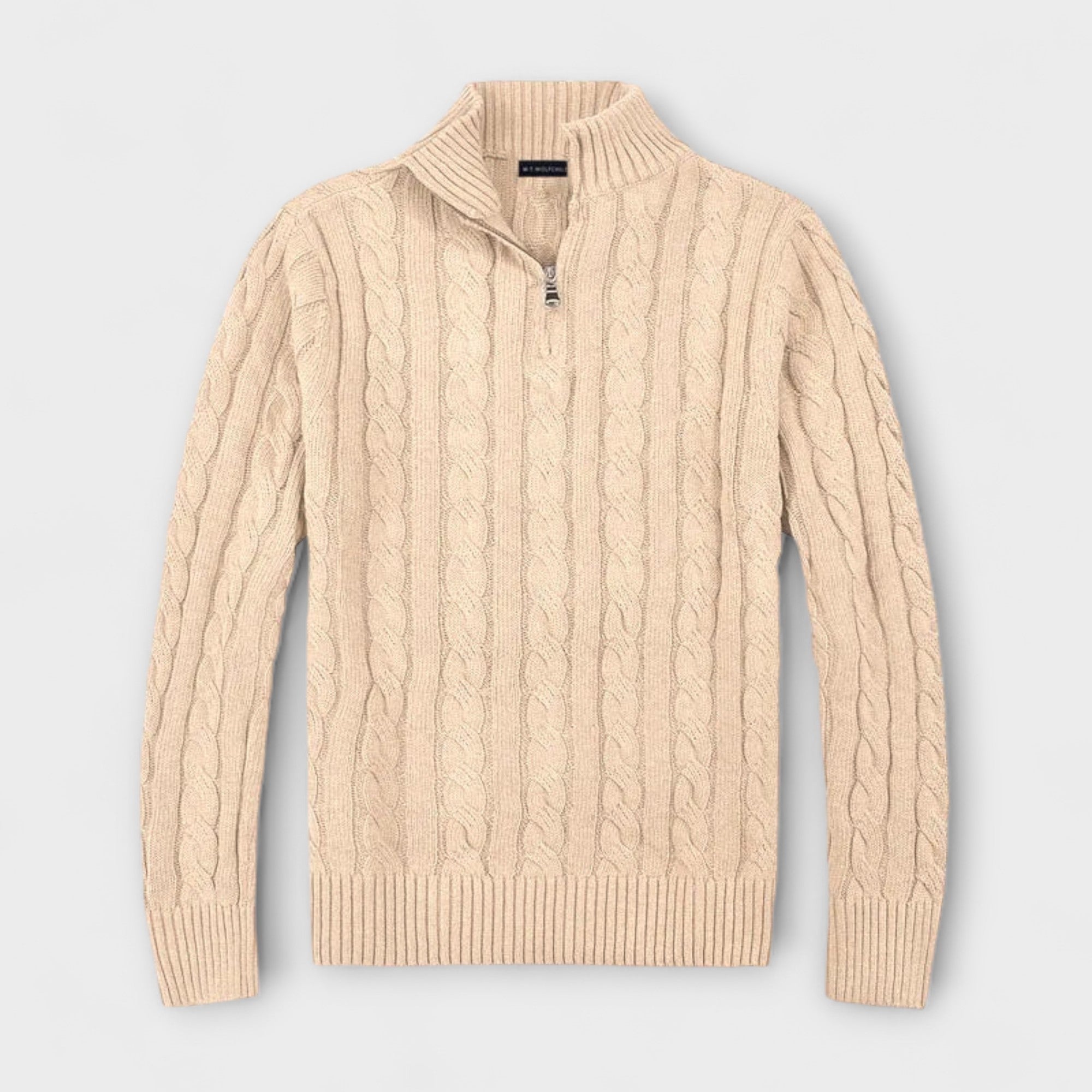 Pull Élégant Demi-Zip