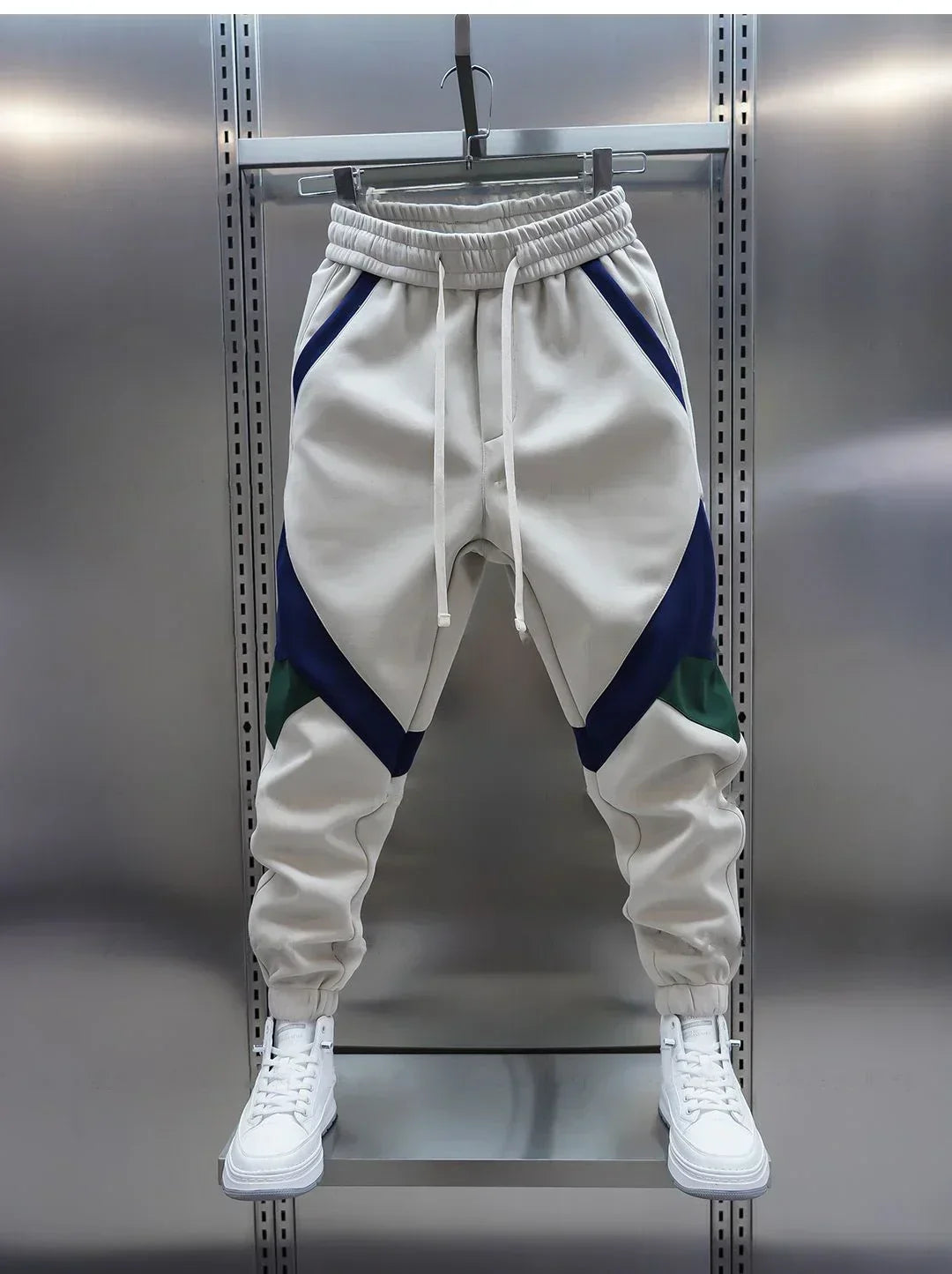 Pantalons Confortables avec Panneau Élégant
