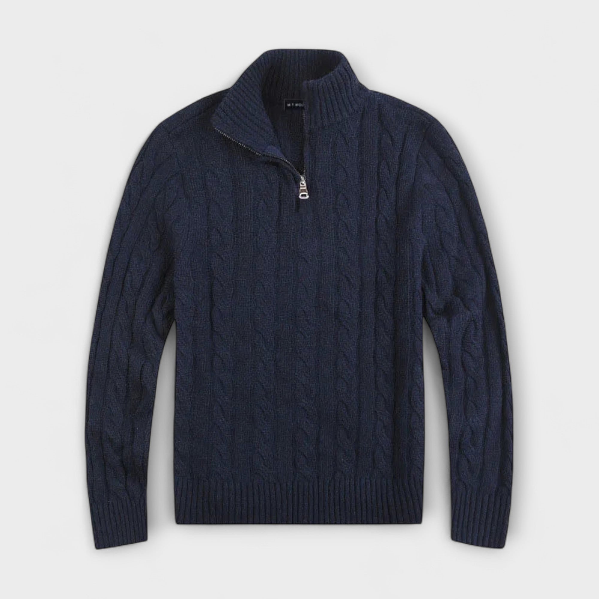 Pull Élégant Demi-Zip